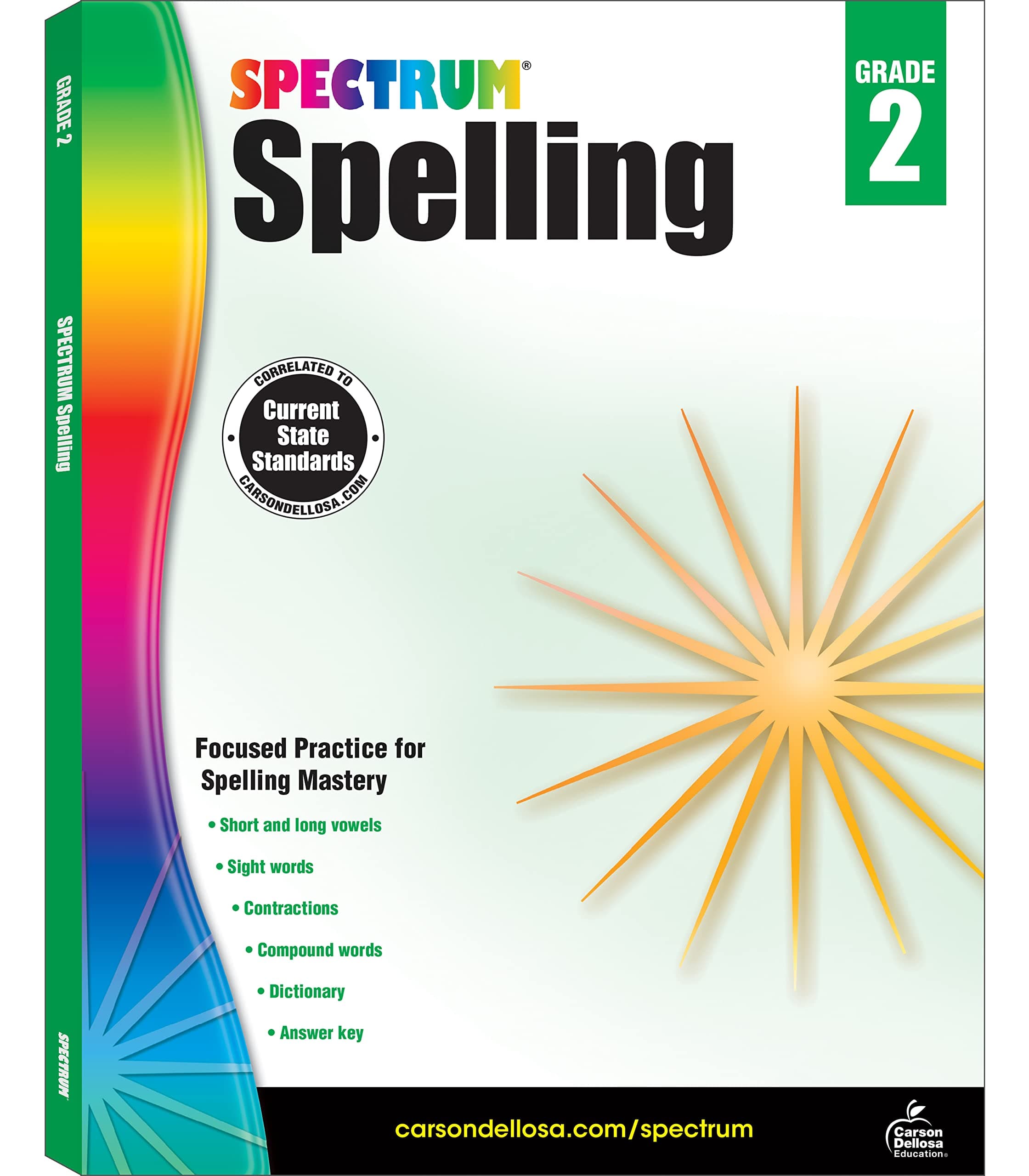 Spectrum Spelling Workbook  - Grade 2