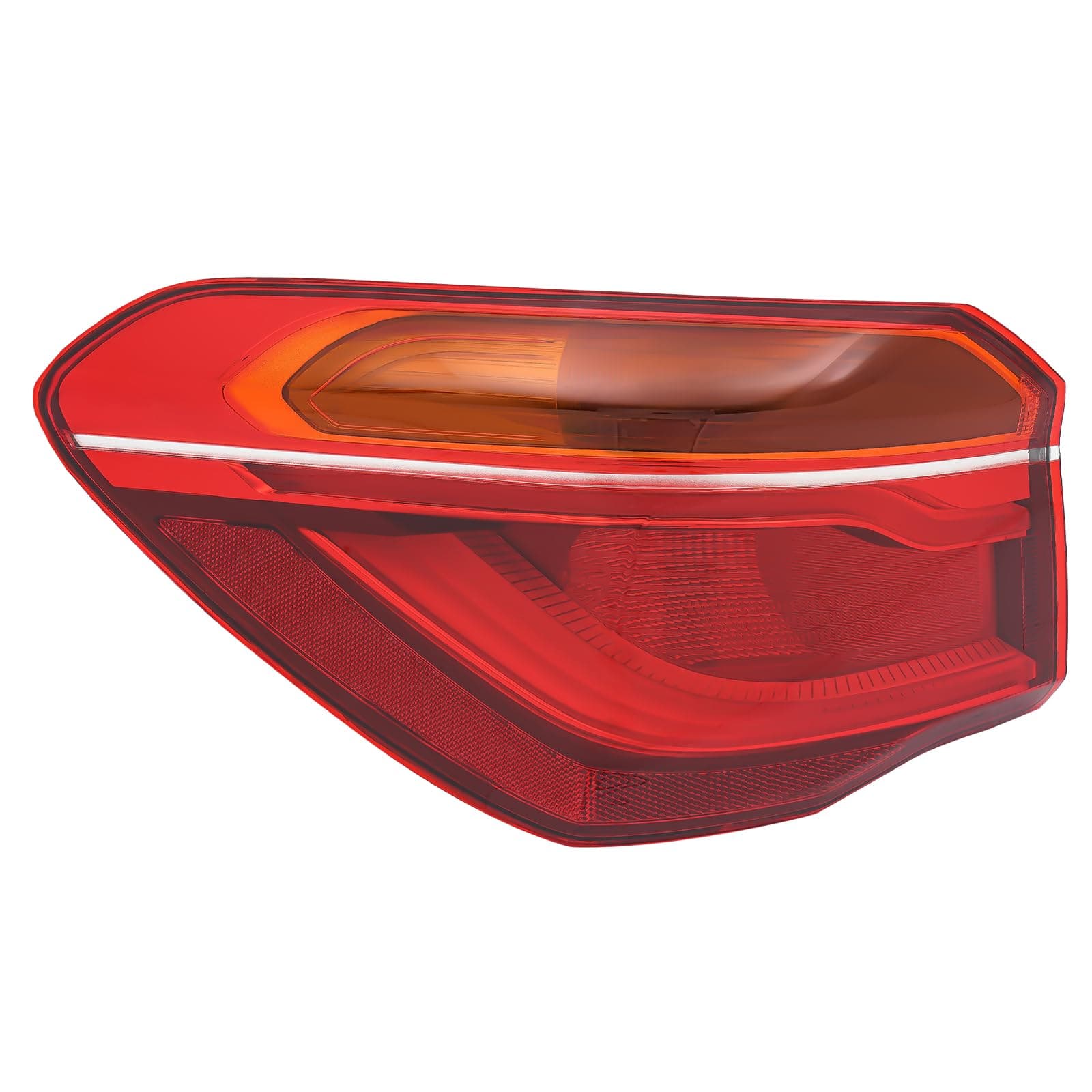 Driver Side Tail Light Compatible with 2016 2017 2018 2019 X1, Left Side LED Taillight Rear Tail Taillight Replacement for 63217488547, Black Housing