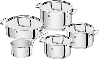 Stainless Steel Cookware Gloss Grey
