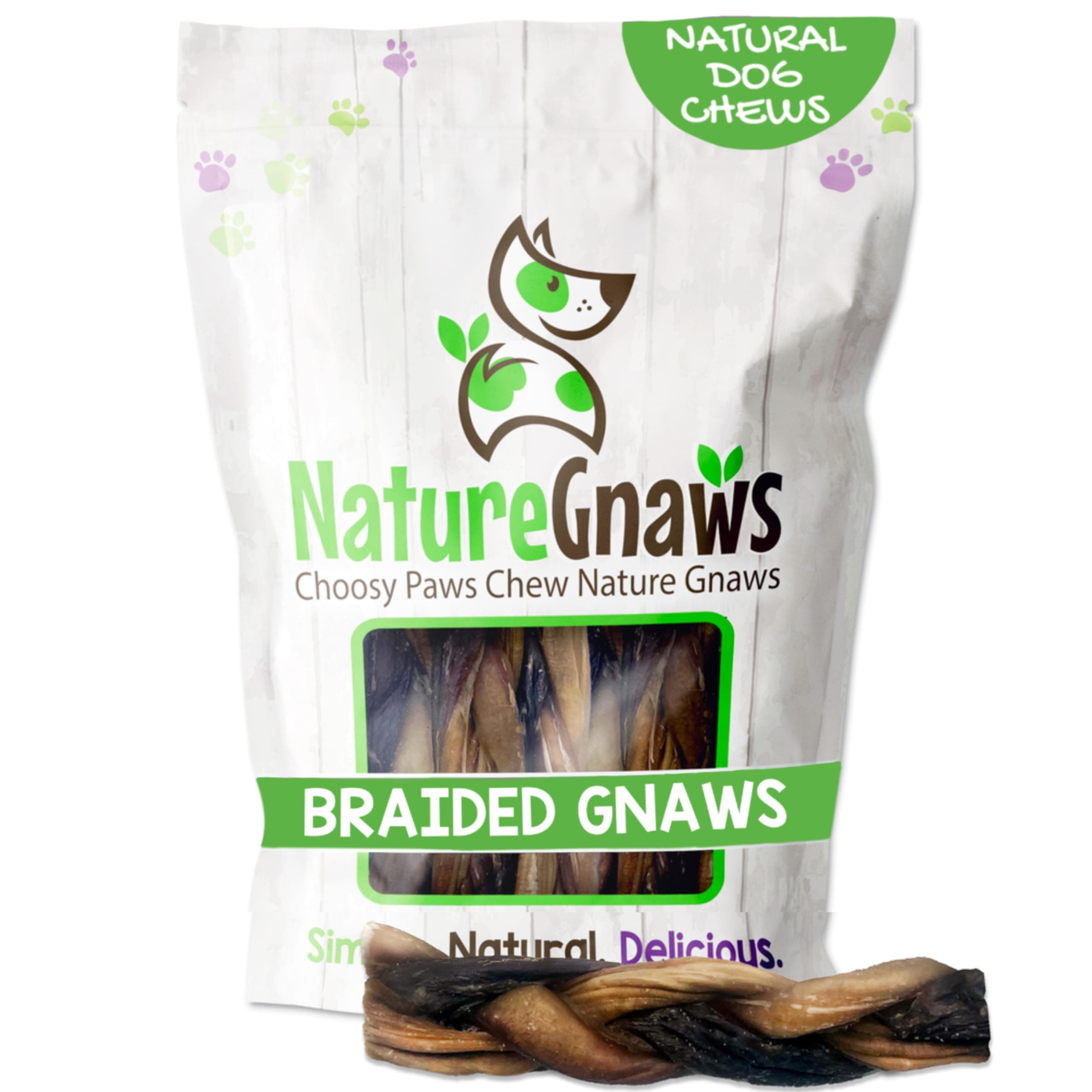 Nature Gnaws Braided Gnaws 5-6" (12 Count)