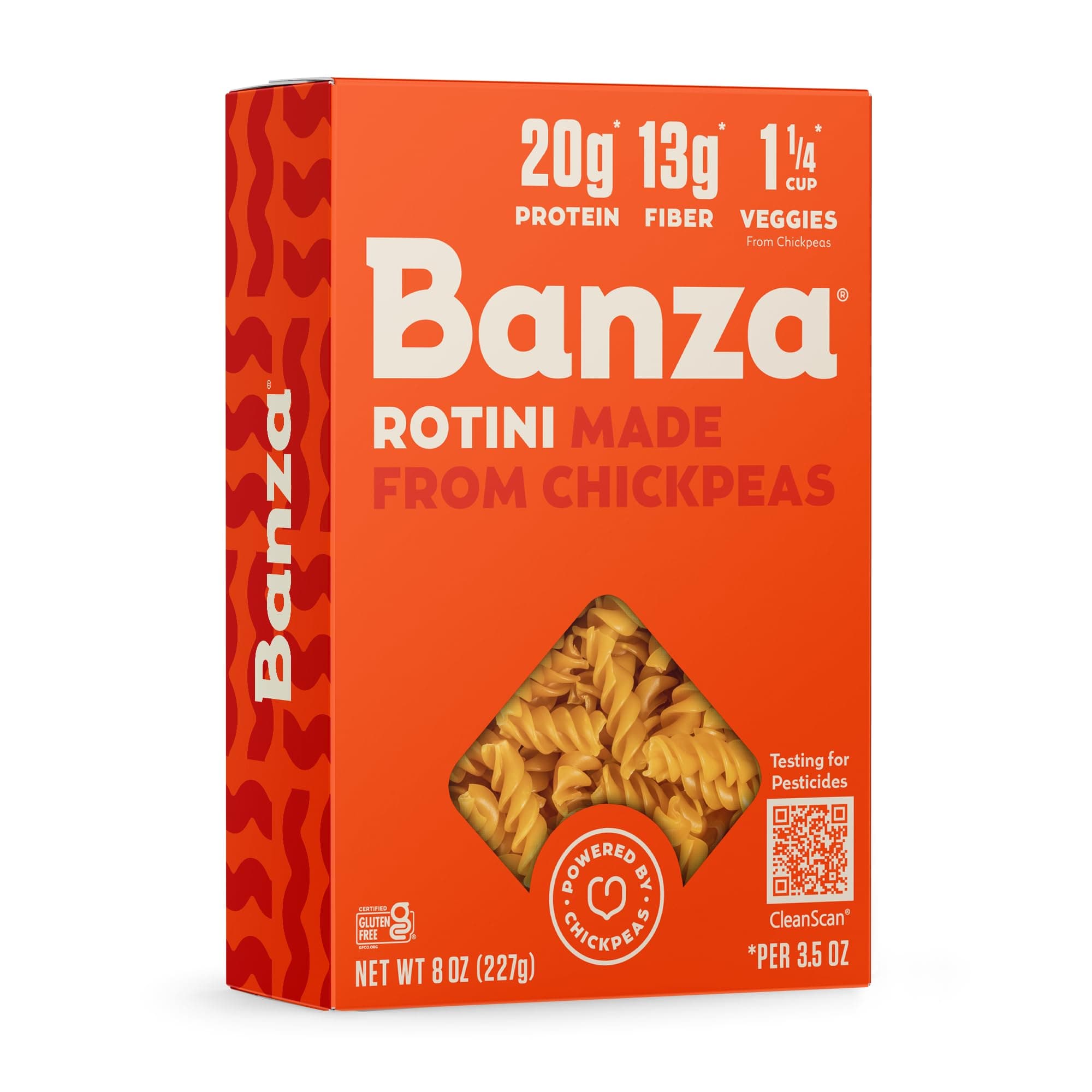 Banza Chickpeas Rotini Pasta, 8 Oz