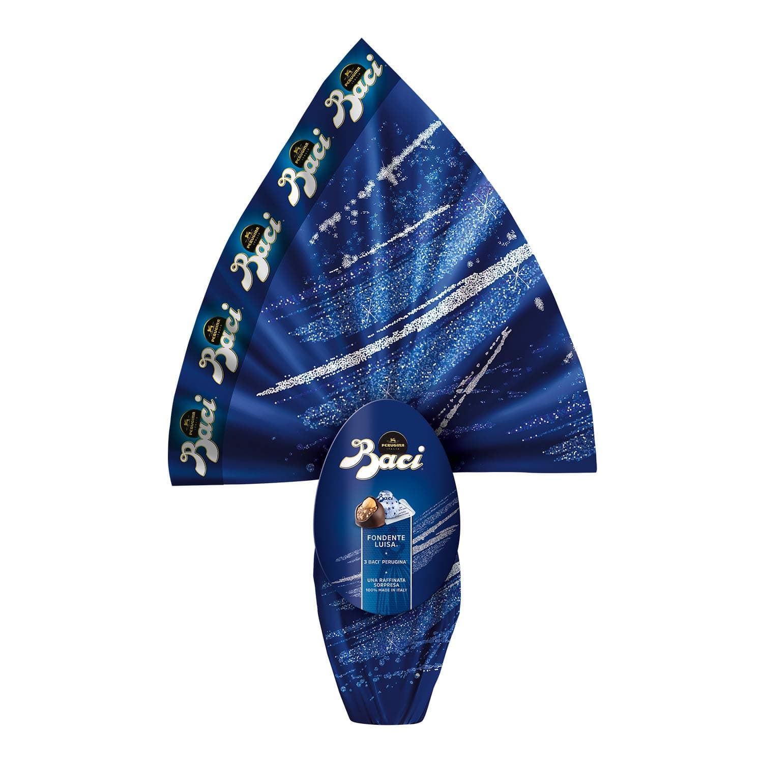 Perugina Baci Easter Egg Dark Chocolate with Baci Chocolate Surprise - Italian Import