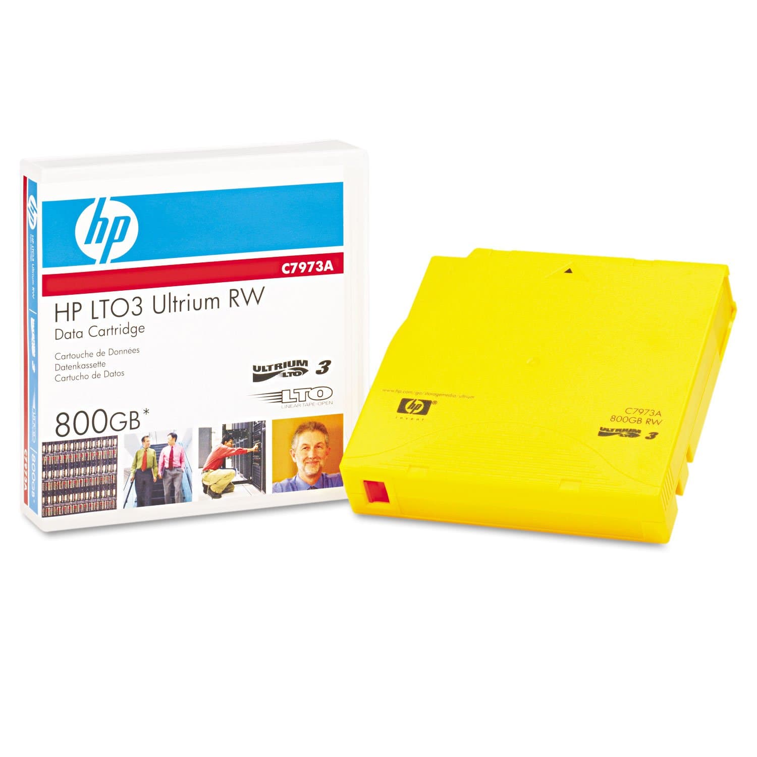 HP C7973A LTO-3 Ultrium 800 GB Re-Writable Data Cartridge