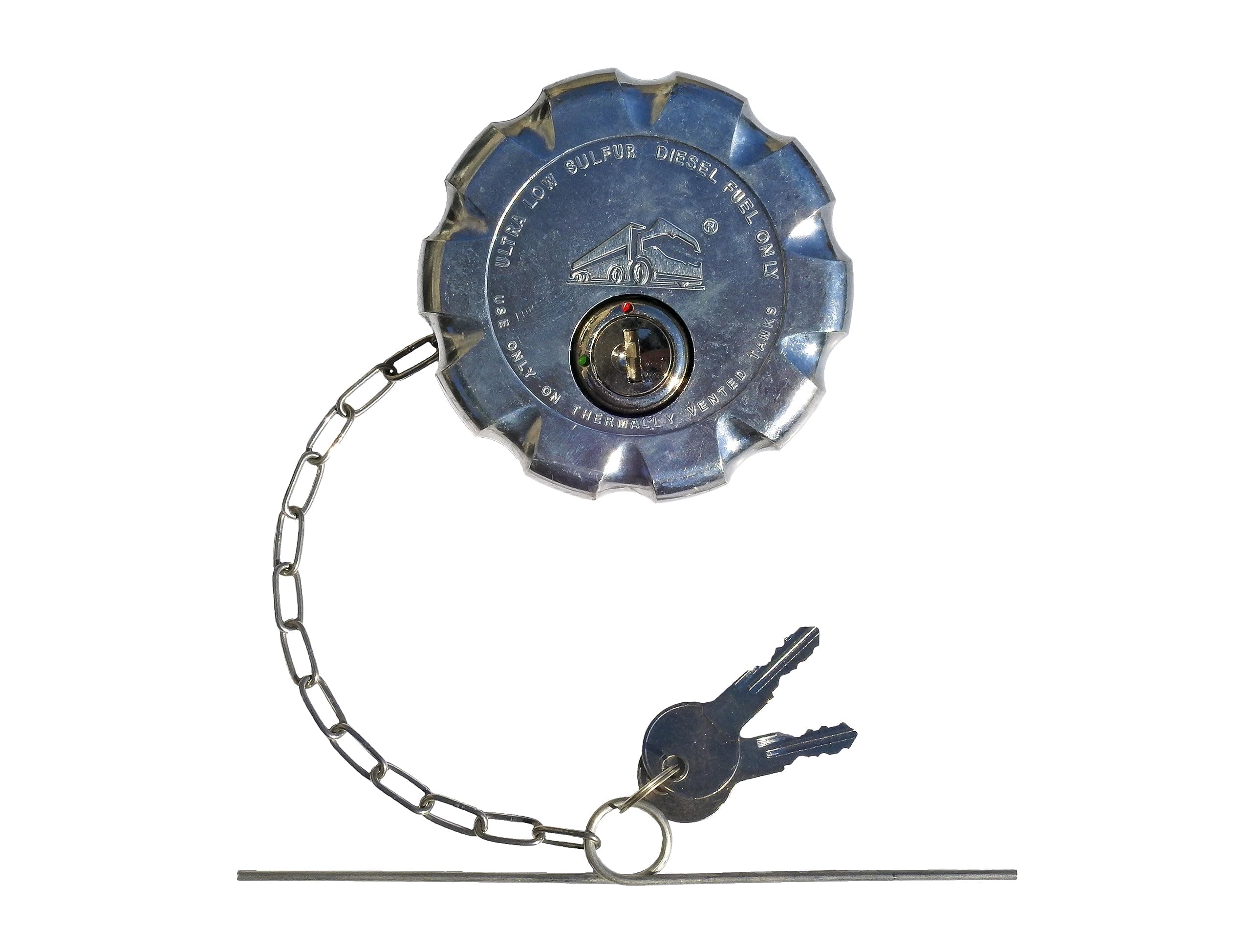 Superior 3” Nominal Locking Diesel Fuel Cap for Select Models of Volvo Mack Low Sulfur Fuel Tanks