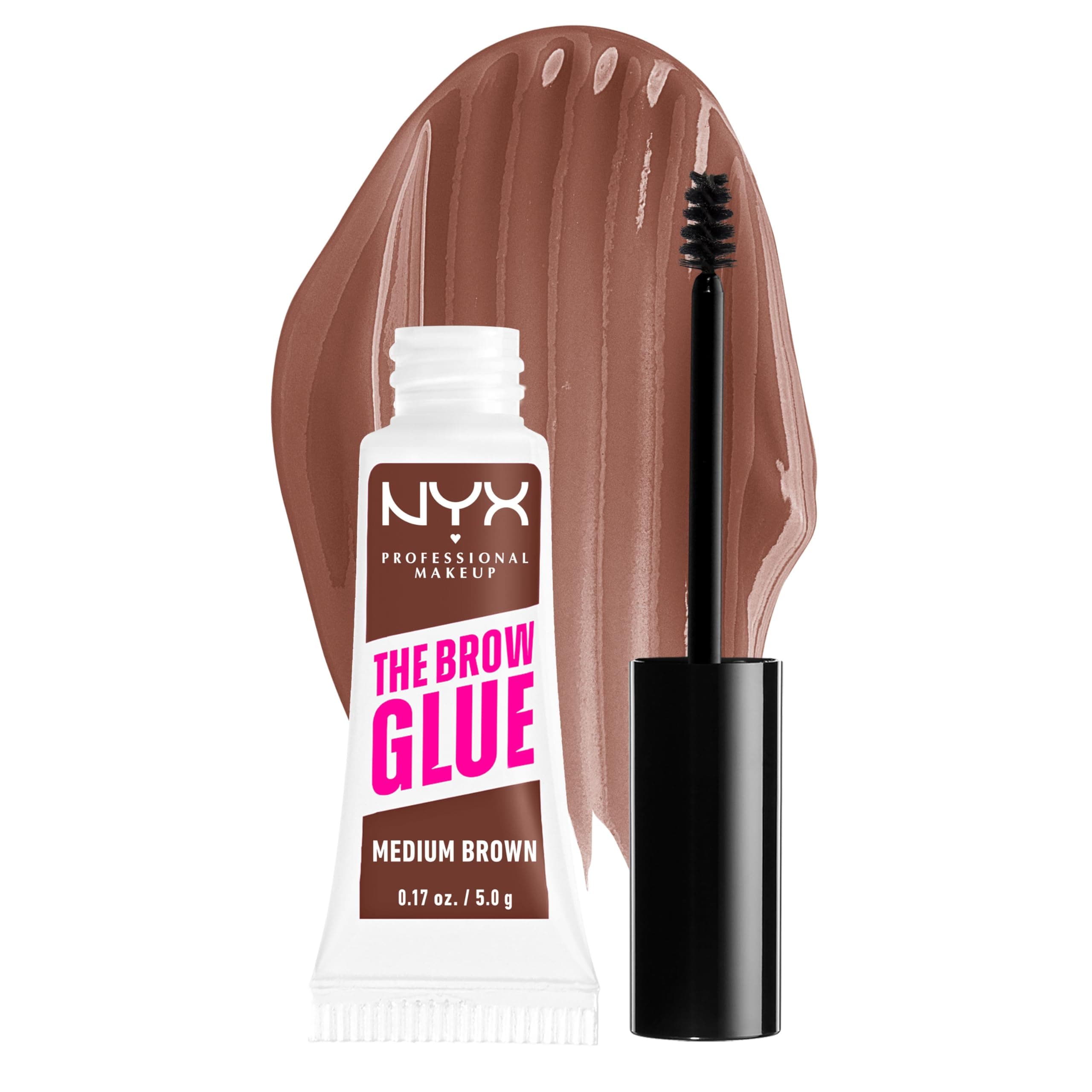 NYX PROFESSIONAL MAKEUP | THE BROW GLUE INSTANT BROW STYLER - MEDIUM BROWN
