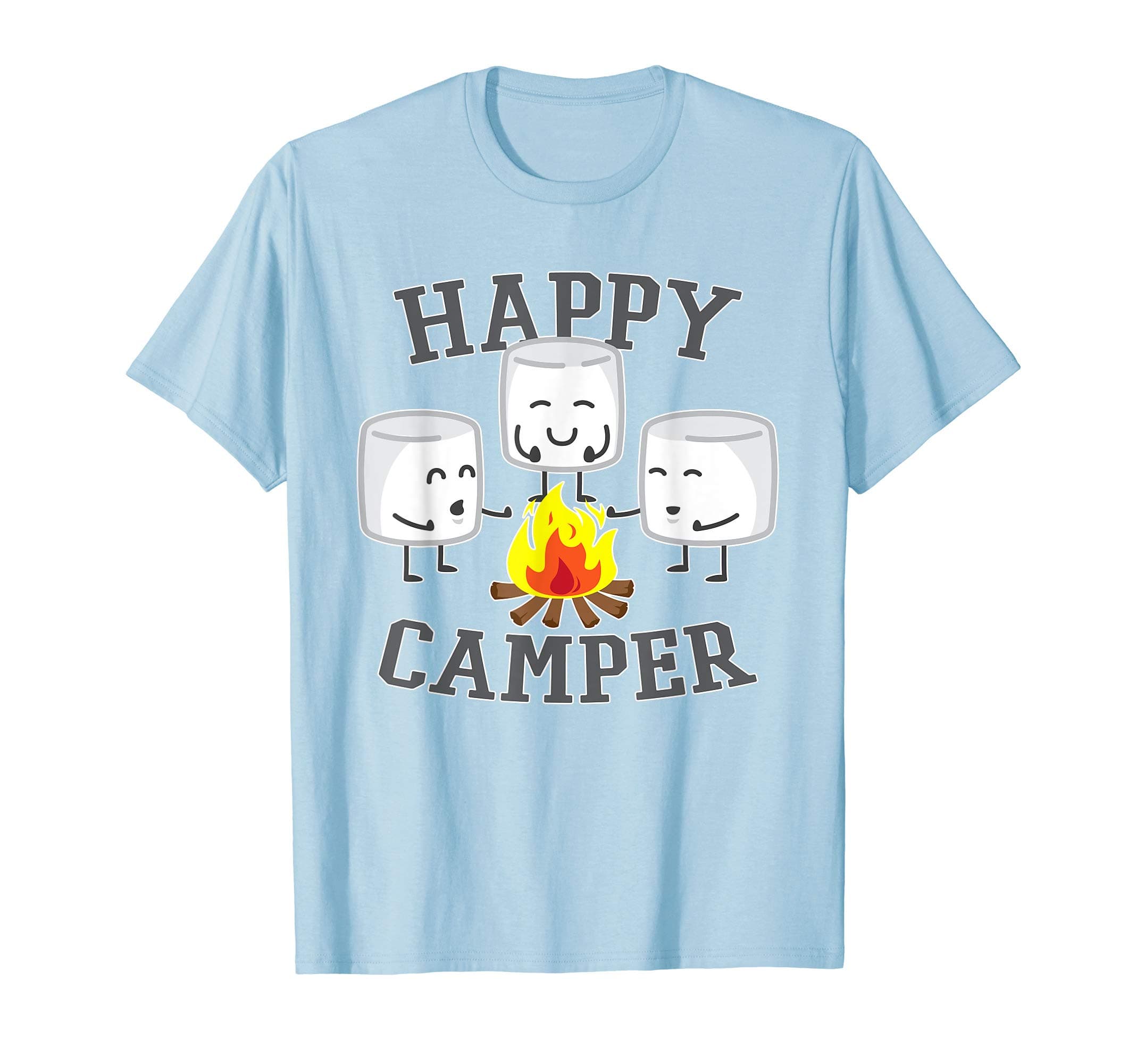 Upstart TeesMarshmallows Happy Camper T-Shirt