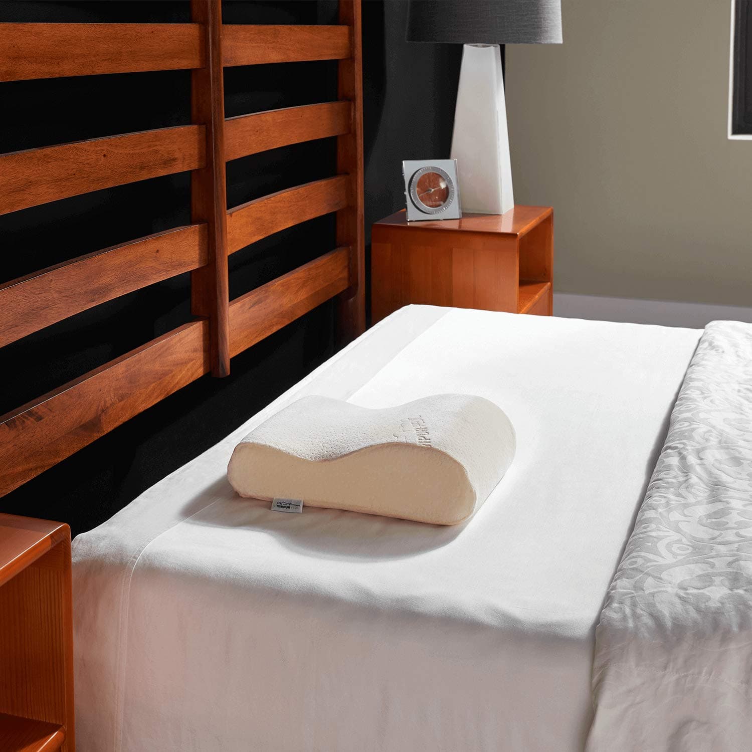 TEMPUR Neck Pillow, Travel, White