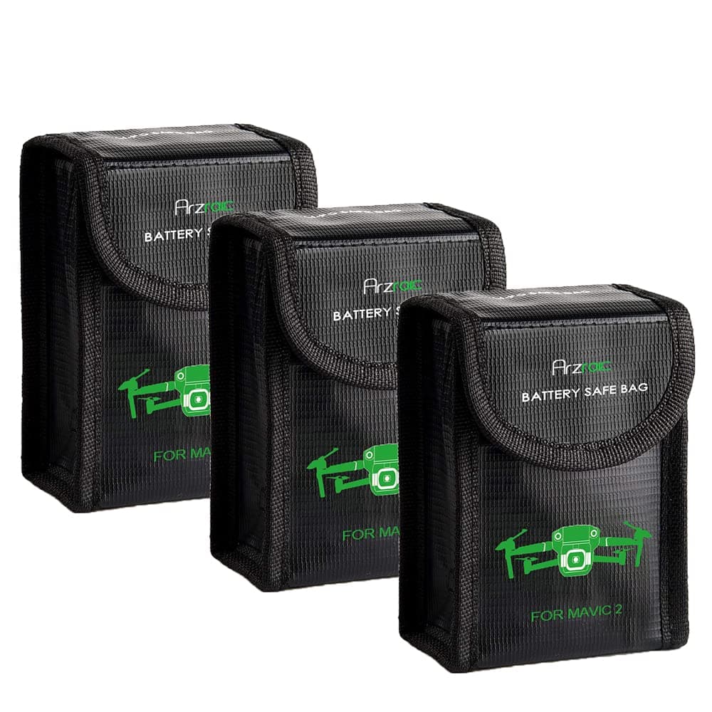 Mavic 2 Pro Zoom Battery Safe Bag Explosion Proof Battery Protection Holder Protector Fireproof Lipo Battery Bag Guard Carrying Case for DJI Mavic 2 Pro Zoom Accessories