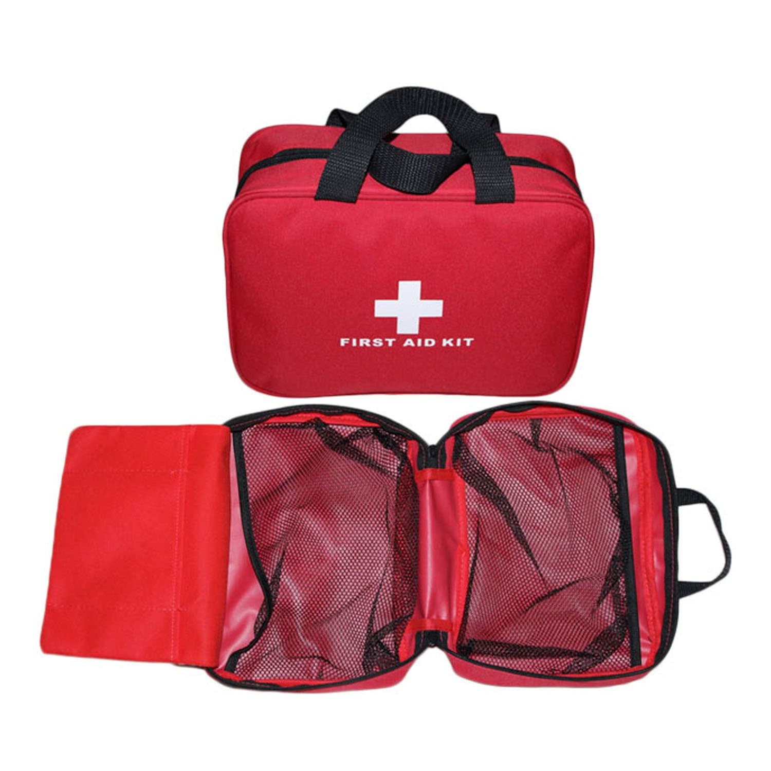Nylon First Aid Empty Kit,Compact and Lightweight First Aid Bag for Emergency at Home, Office, Car, Outdoors, Boat, Camping, Hiking(Bag Only)