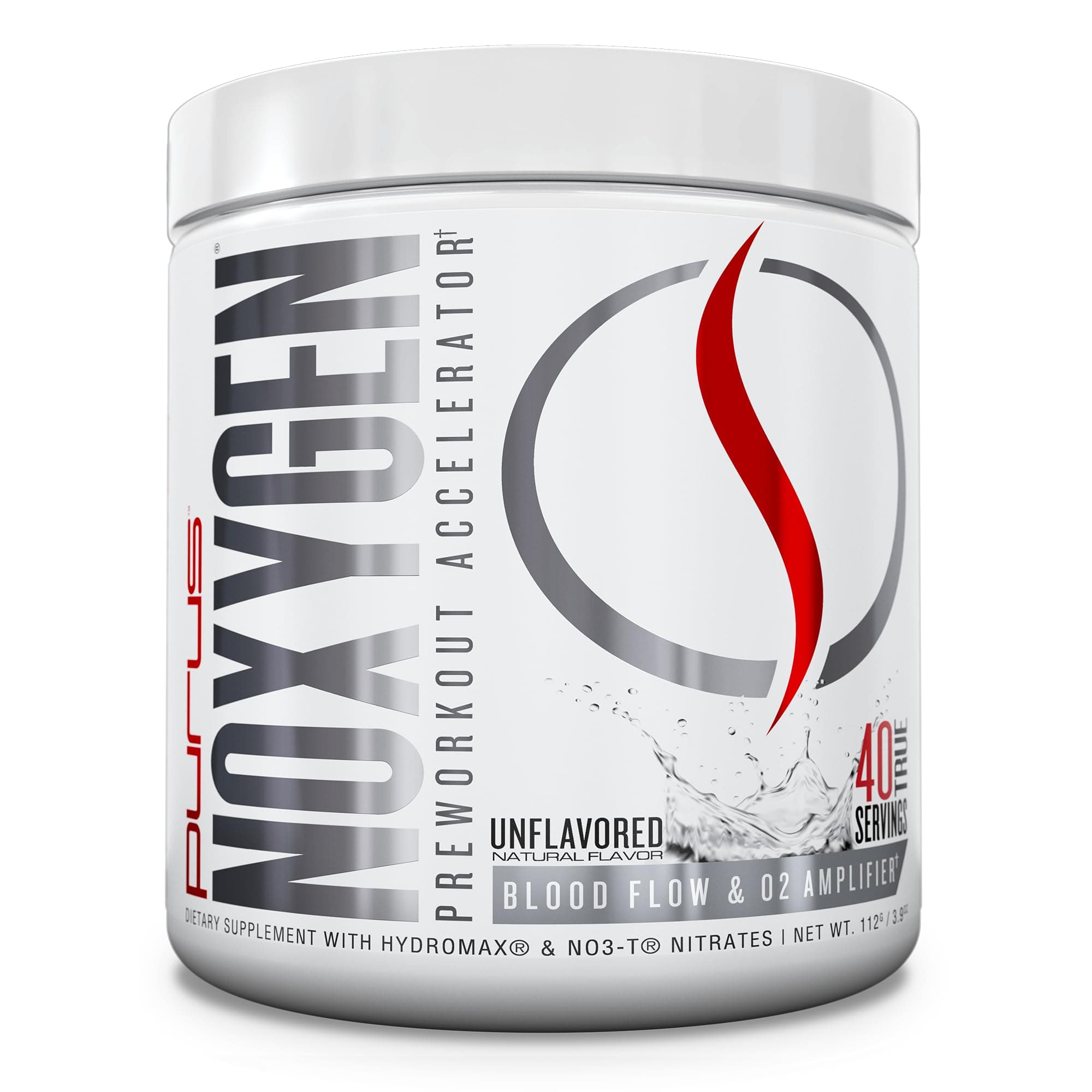 - NOXygen Powder Pre-Workout Accelerator | Nitric Oxide Booster & Oxygen Amplifier | Hydromax Glycerol & NO3-T Nitrates | 40 Servings (Unflavored)