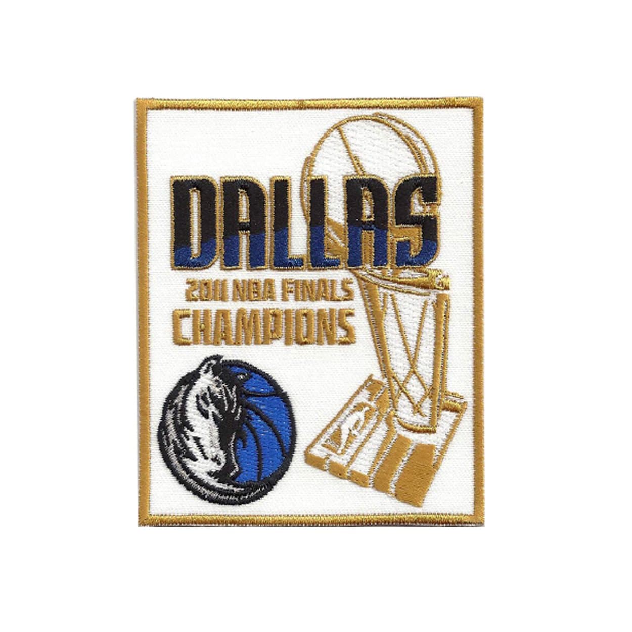 NBA Dallas Mavericks 2011 Finals Champions Logo Patch