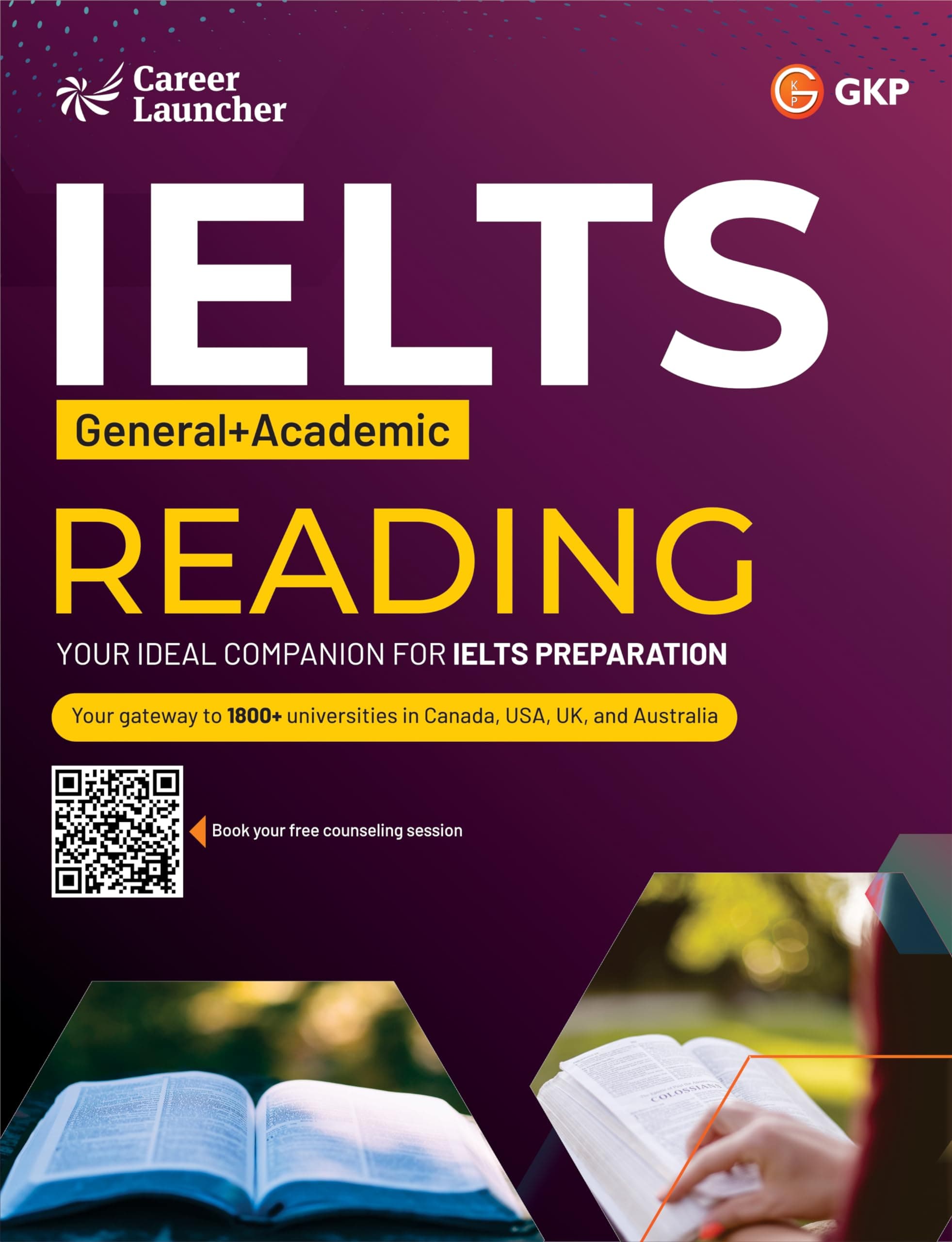 IELTS Academic + General Test: Reading Book by Career Launcher