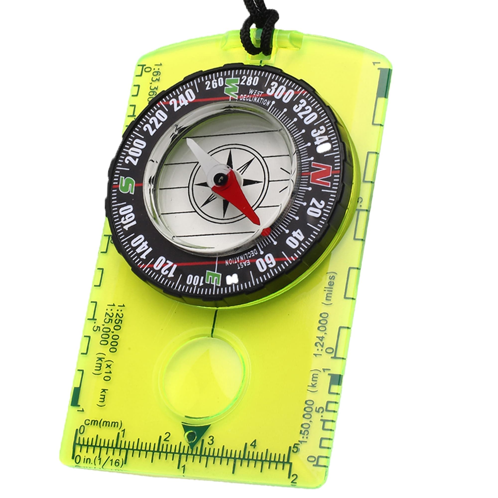 Orienteering Compass Hiking Survival Navigation Compass, Advanced Scout Compass Camping Professional Multifunctional Boy Scout Compass for Kids, Map Reading, Backpacking, Best Survival Gifts