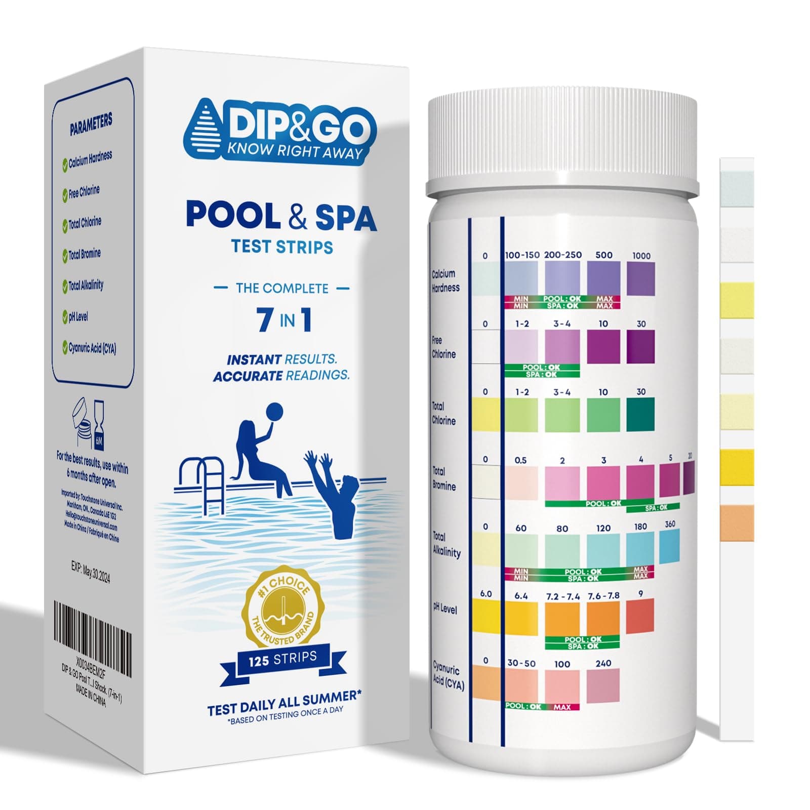 Pool and Spa Test Strips