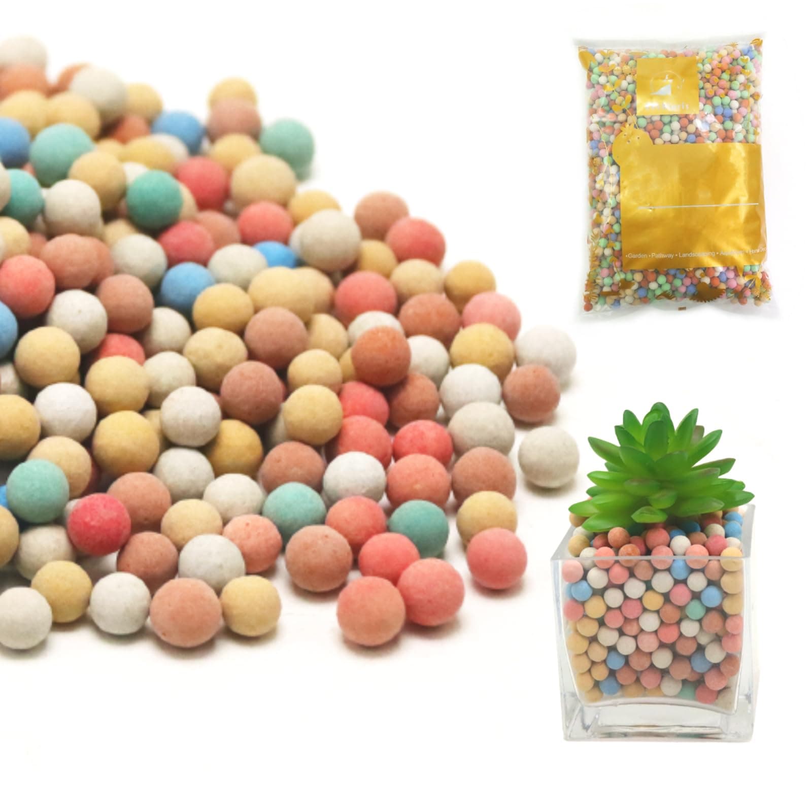 10LB Leca Clay Pebbles, 9-12mm Lightweight Expanded Clay Aggregate for Hydroponic Growing, Premium Grow Media for Orchids, Aquaponics Plants and Horticultural Drainage, Natural