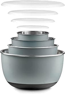 Stainless Steel Mixing Bowls with Lids
