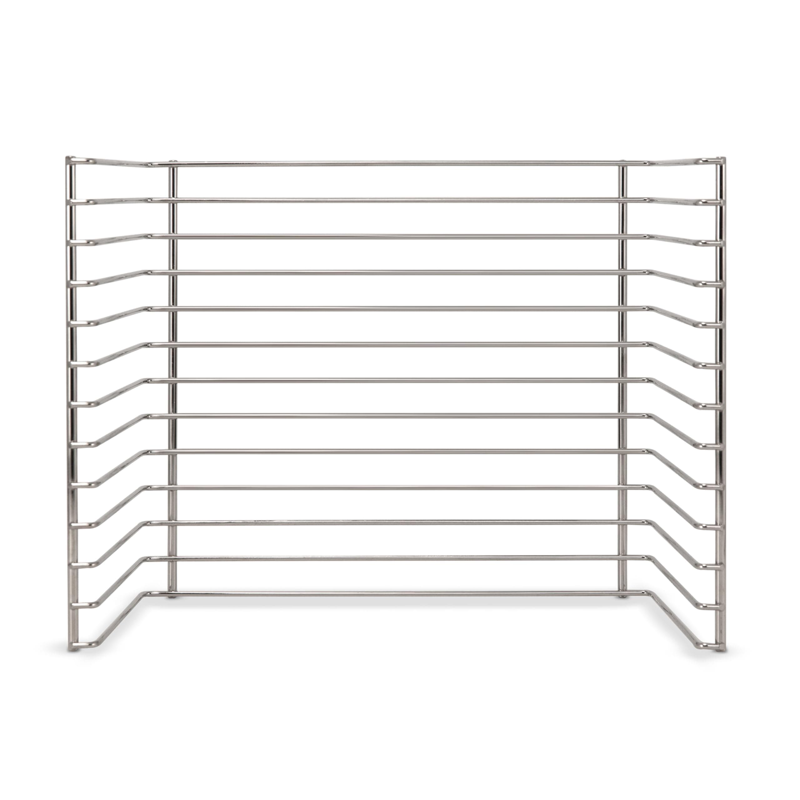 Melissa & Doug Puzzle Storage Rack - Wire Rack Holds 12 Puzzles