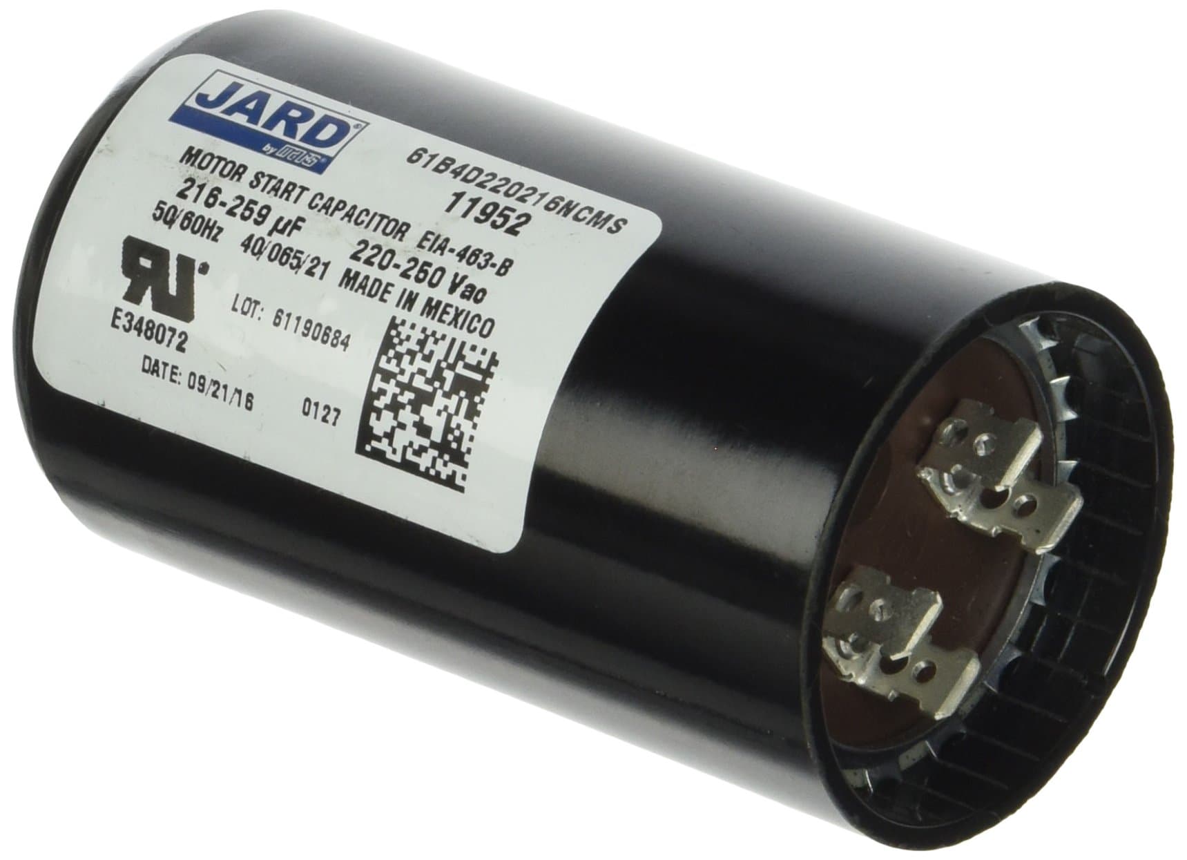 11952 Round OEM Mars2 Start Capacitor