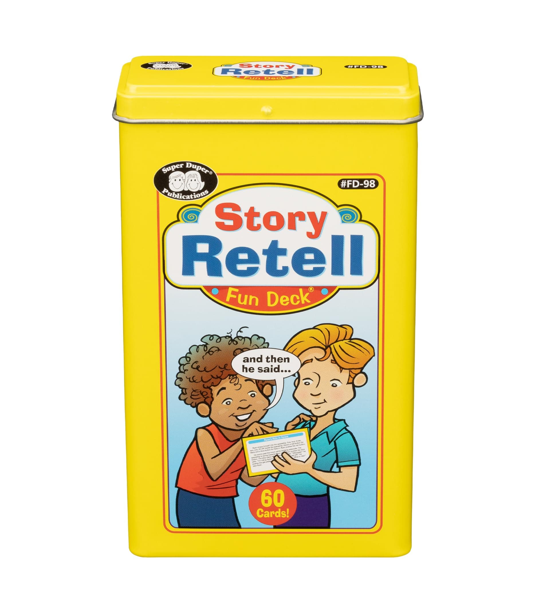 Story Retell Fun Deck Cards - Super Duper Educational Learning Toy for Kids