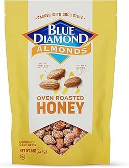 Premium Roasted Honey Snack Nuts For Sweet Treats, With Dessert, or Healthy Choice, 8 Ounce (Pack of 1)
