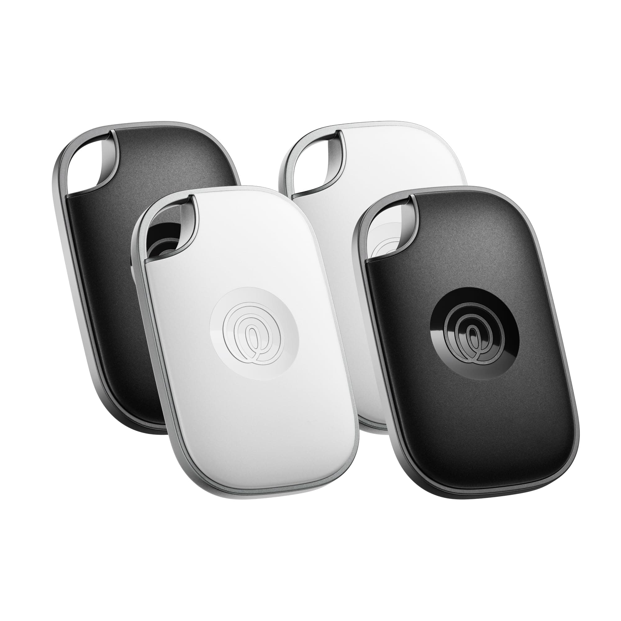 Tile by Life360 Pro - Powerful Bluetooth Tracker, Key Finder and Item Locator for Keys Bags, and More, Both iOS and Android Compatible, Phone Finder, Pack of 4 (Black/White)