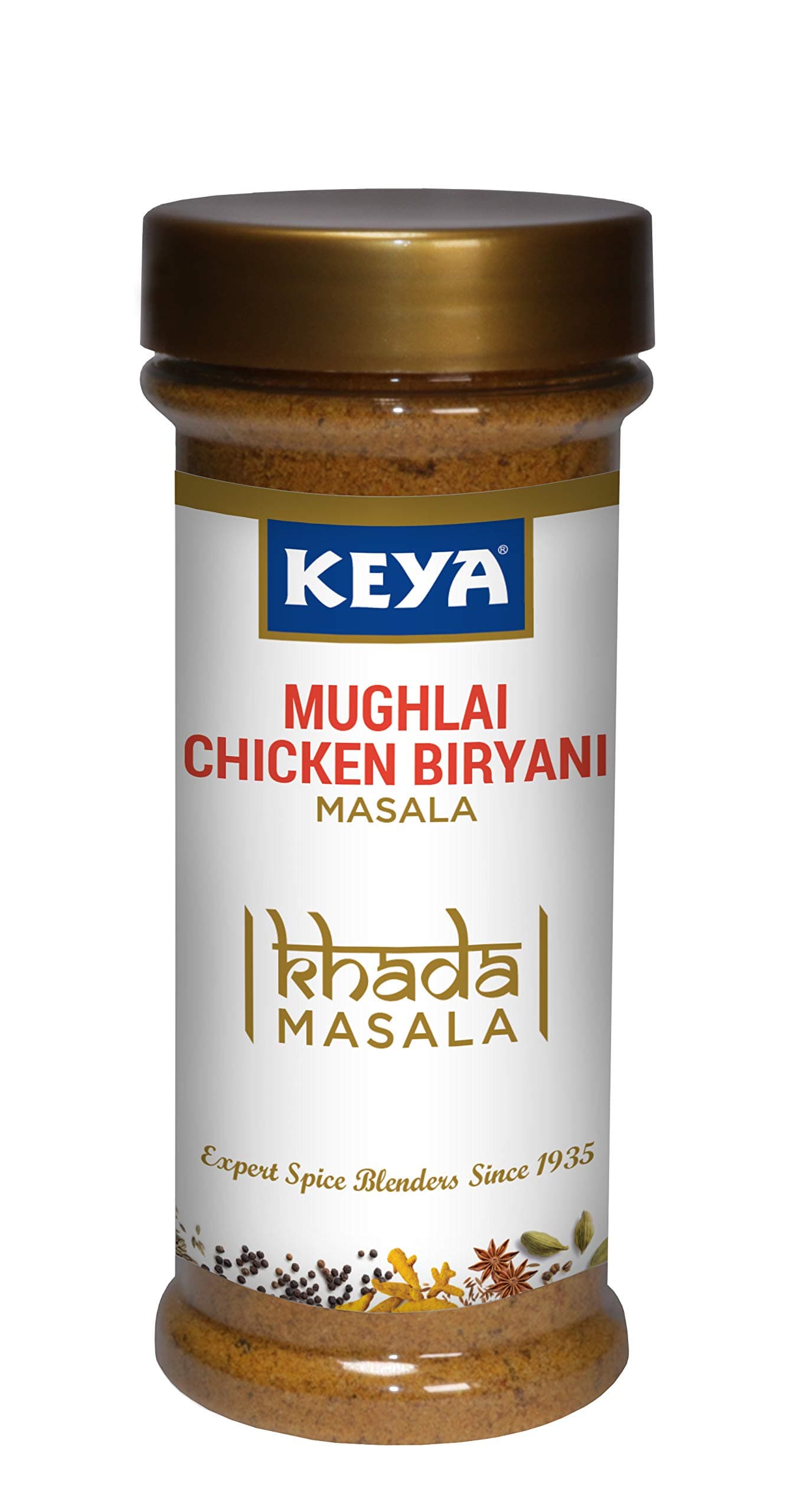 Keya Authentic Mughlai Chicken Biryani Khada Masala, 100g