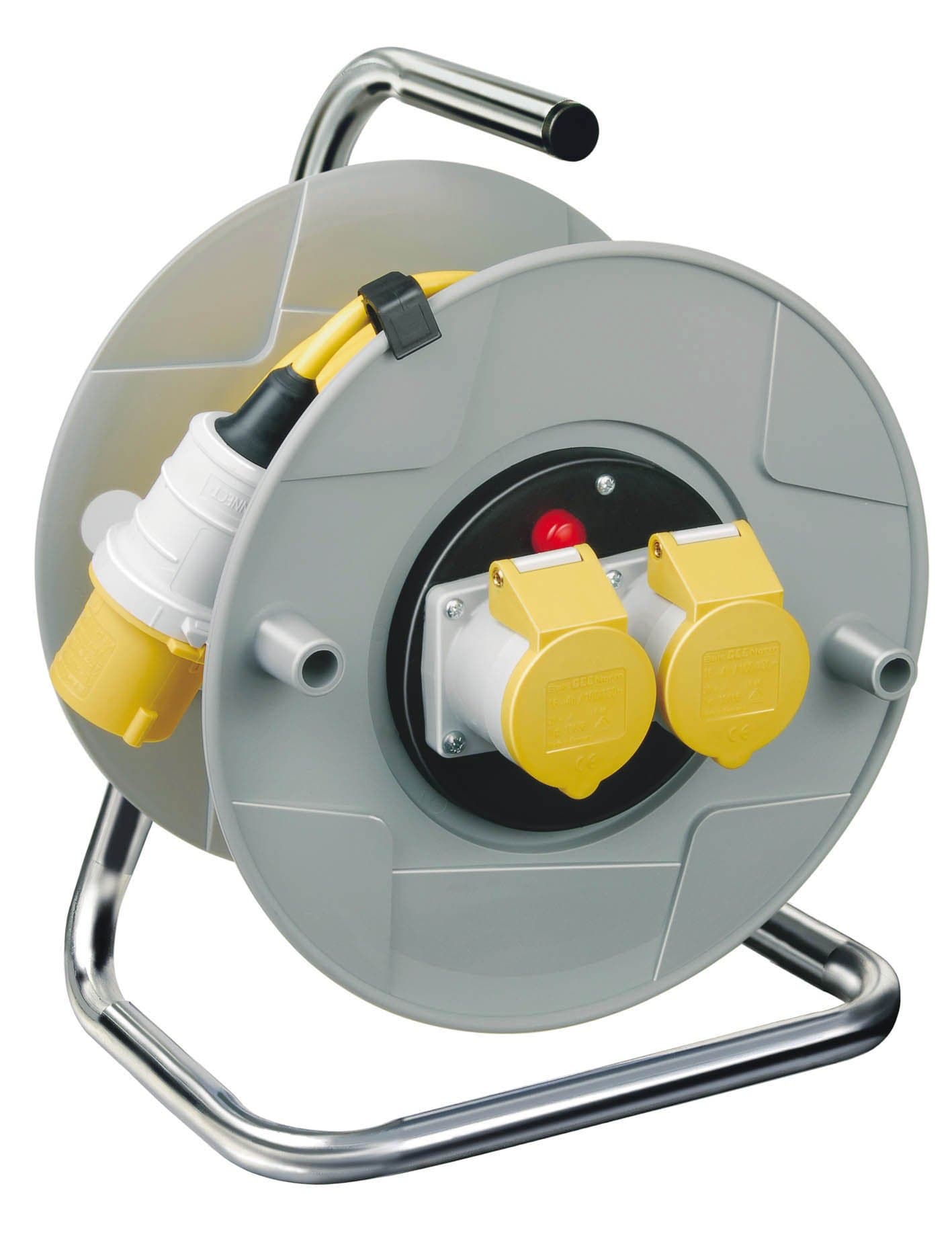 Standard 2-socket cable reel