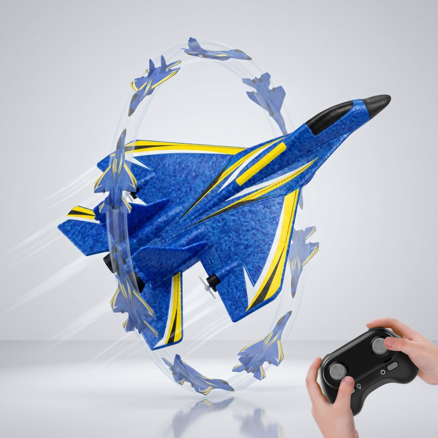 Remote Control Airplane for Beginners, 2.4GHz RC Plane with Gyro, Ready to Fly RC Aircraft Toy, Easy to Fly Foam Airplane for Kids & Adults