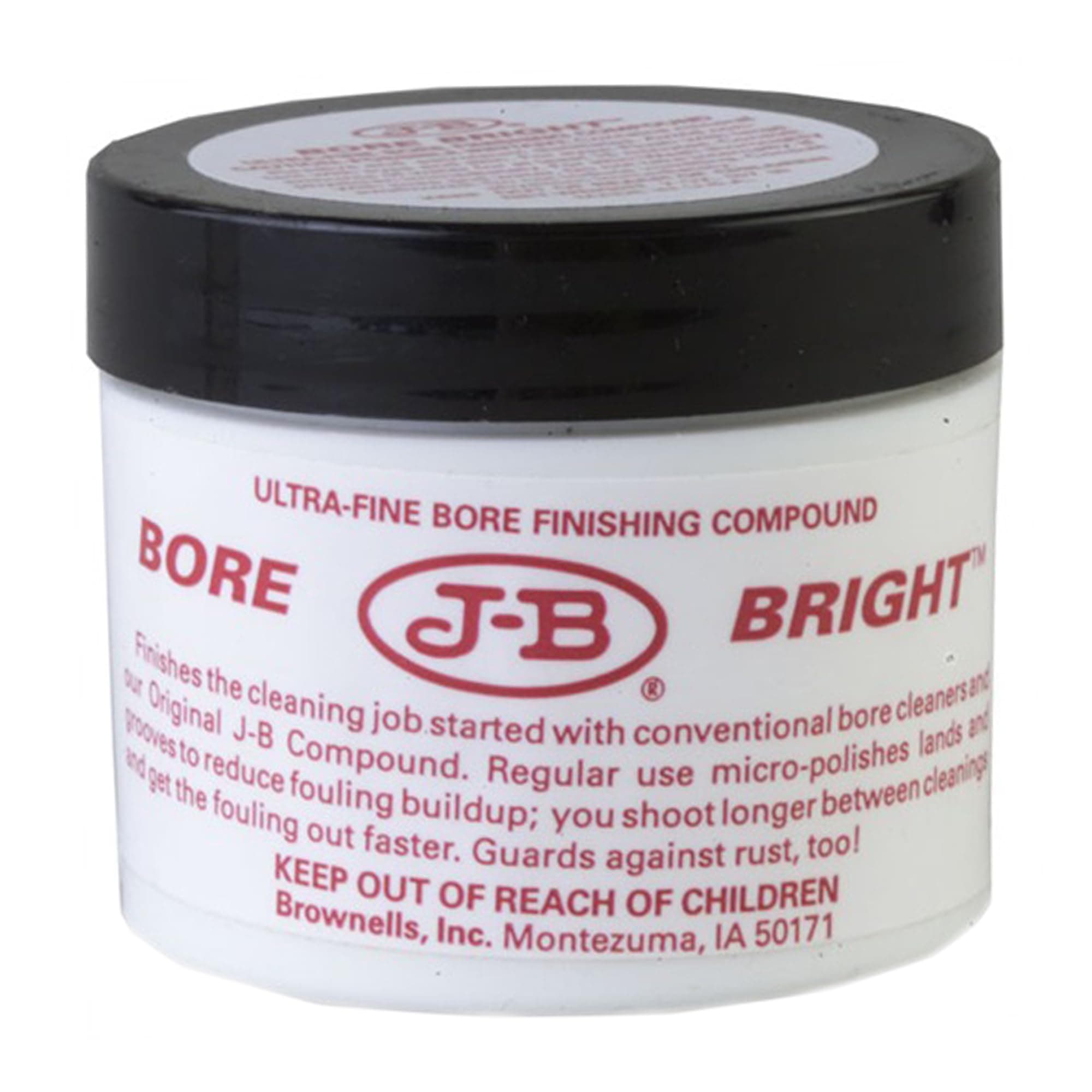 Brownells J-B Bore Bright Gun Cleaner Solvent Oil-Paste, Gunsmithing Tools Maintenance Cleaning Supplies, 2 oz. (57g) Jar
