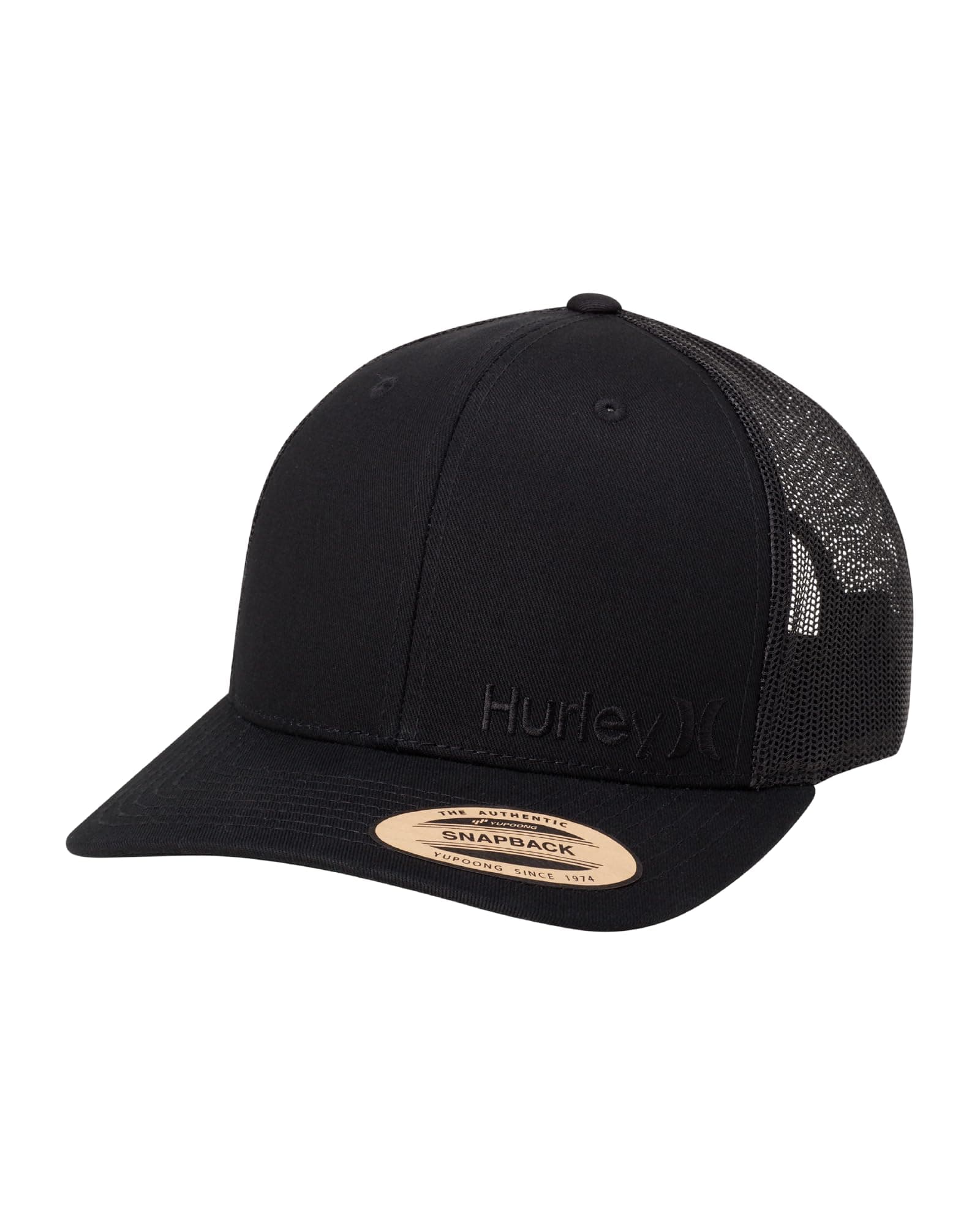 Hurley Men's Trucker Hat - Corp Snap Back Comfortable Curved Bill with Adjustable Snap Closure - Trucker Hats for Men