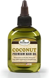 Difeel Premium Deep Conditioning Coconut Hair Oil 2.5 ounce