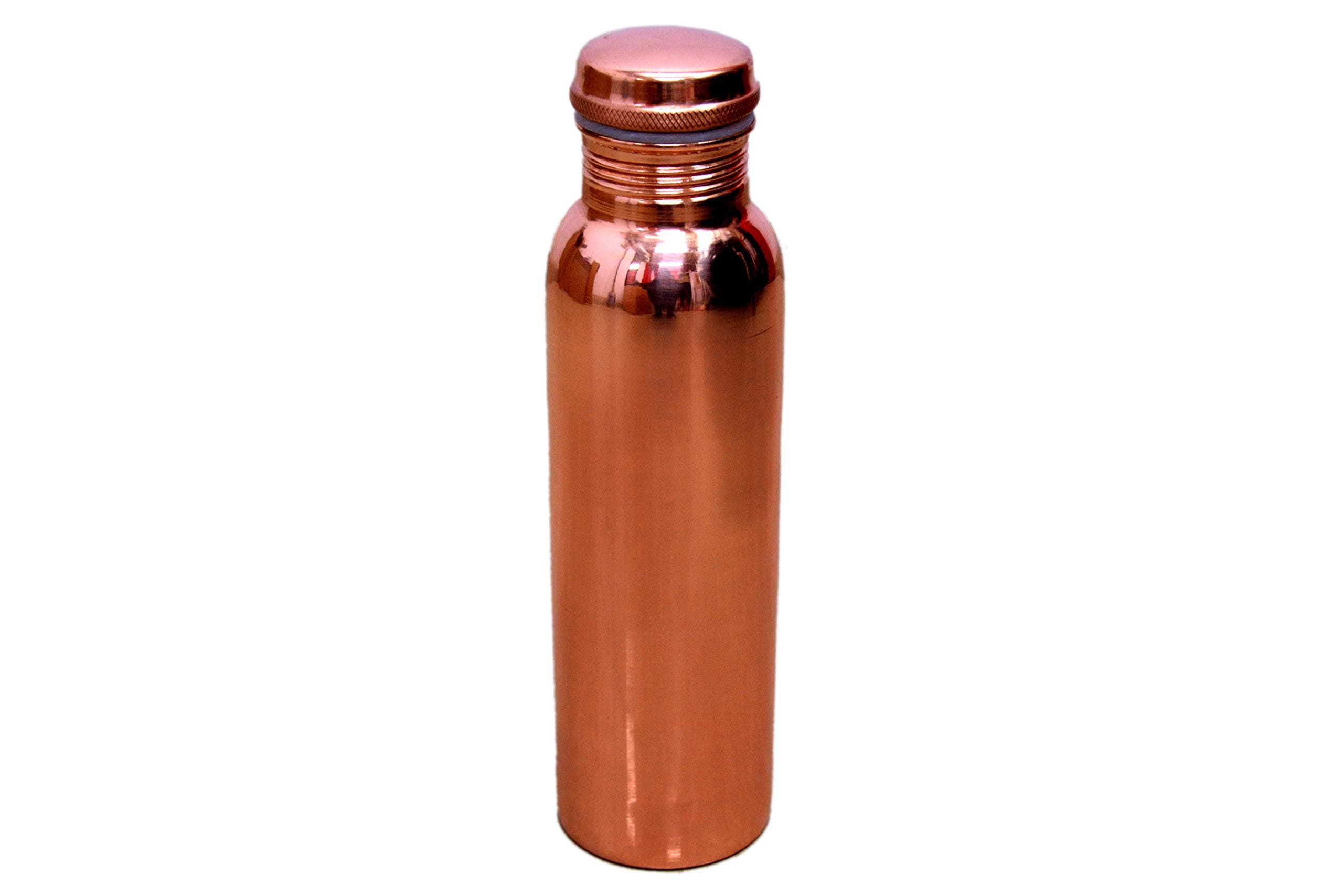 Pure Copper Water Bottle (1000 ml_Brown)