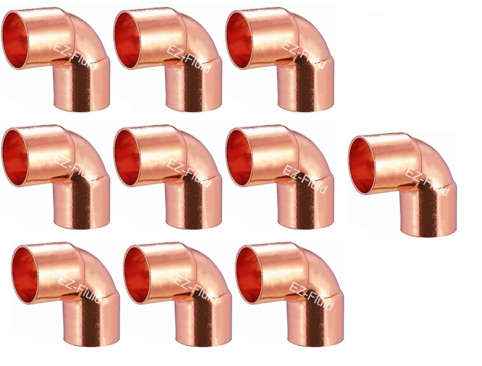 1/2“ C X C Sweat Solder 90 Elbow Sweat Solder Copper Fitting