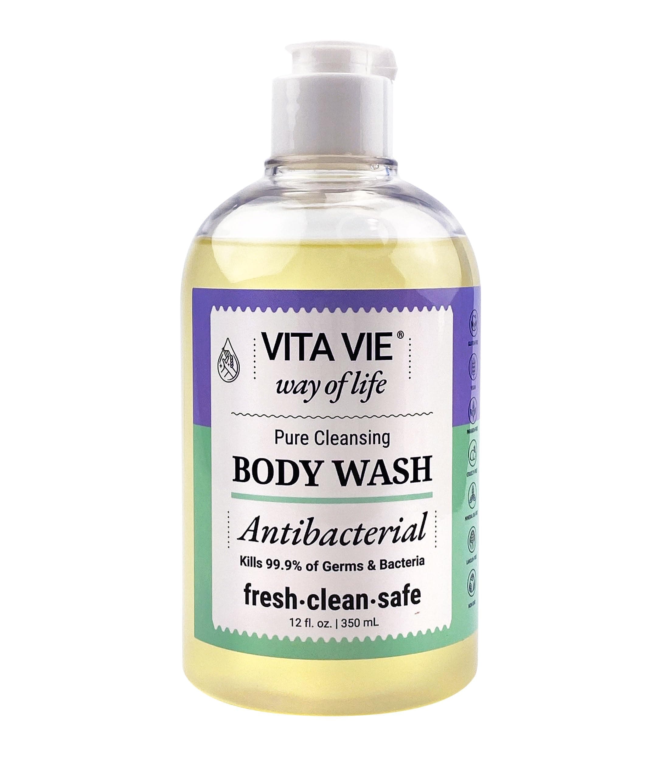 Antibacterial Body Wash, 12 oz