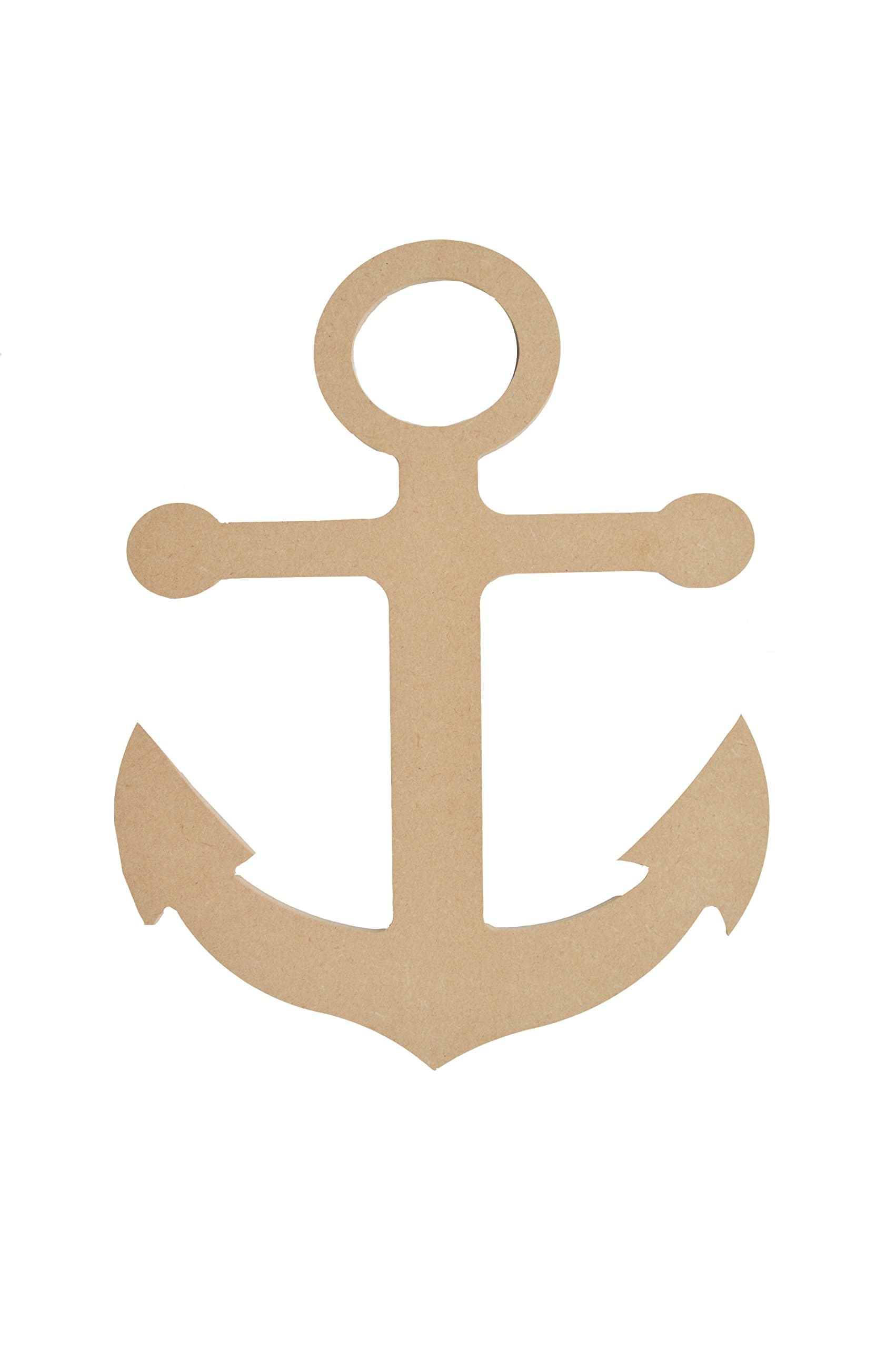 Anchor Shape Unfinished MDF Cut Out MANCH-12