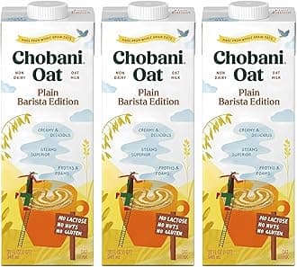 - Oat Milk, Plain Oat Barista Edition, Shelf Stable Non Dairy Milk, Creamer, Vegan Friendly, Gluten-Free, 32 FL OZ (Pack-3)