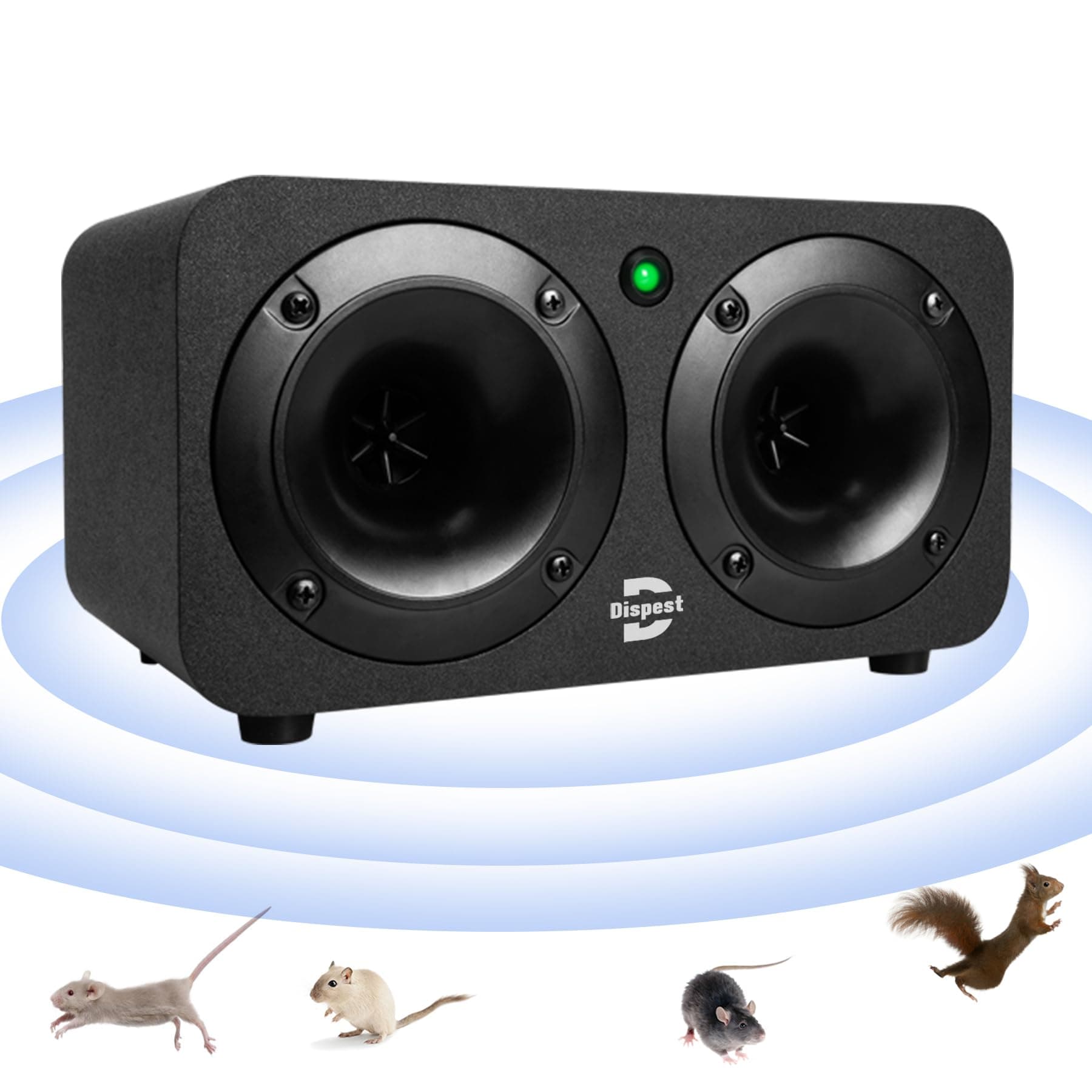 Powerfull Effective Plug in Ultrasonic and Bionic Rodent Mouse Repeller for Building, warehouse, garage, attic, Restaurant, Supermarket amd more. (Modern)