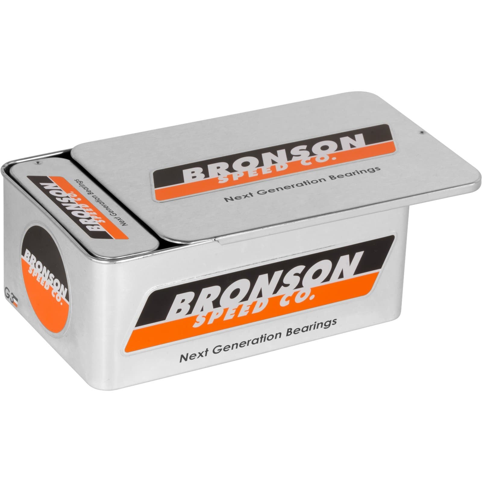 Bronson G3 Bearings 10/Pack Tin with Spacers+Washers