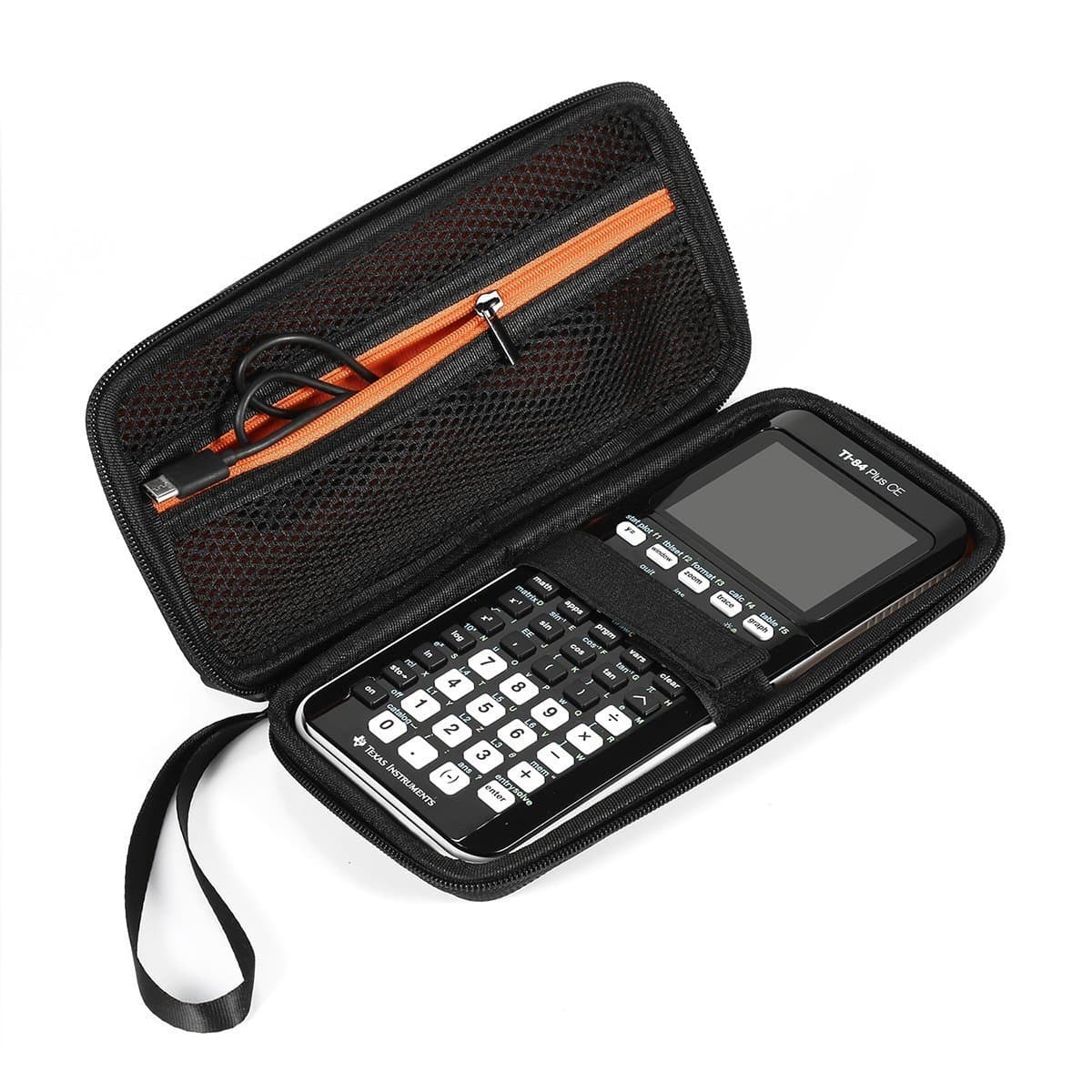 BOVKE for Graphing Calculator Texas Instruments TI-84 / Plus CE Hard EVA Shockproof Carrying Case Storage Travel Case Bag Protective Pouch Box