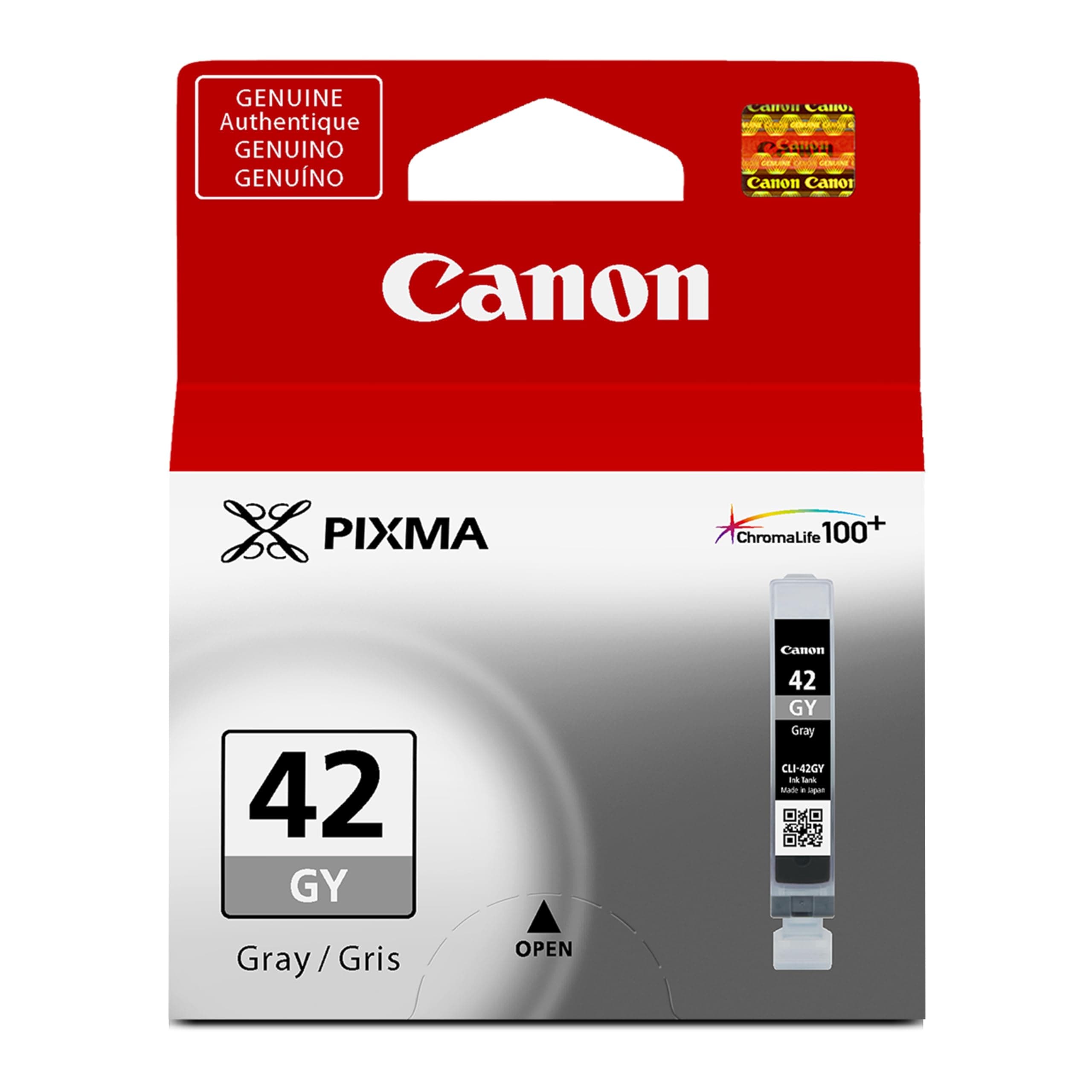 CLI-42 Genuine Gray Ink Tank, Compatible with PIXMA PRO-100 Printers
