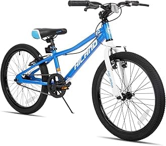HILAND 20 Inch Kids' Bicycles Mountain Bike for Boys, Girls 5+ Years Old, Single Speed Kids Bicycles with Dual Handbrakes, Child Bike | Kids Bicycles, Dual Handbrakes, Kickstand