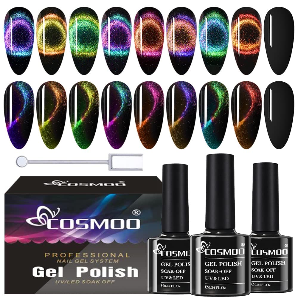 3PCS CAT EYE GEL POLISH