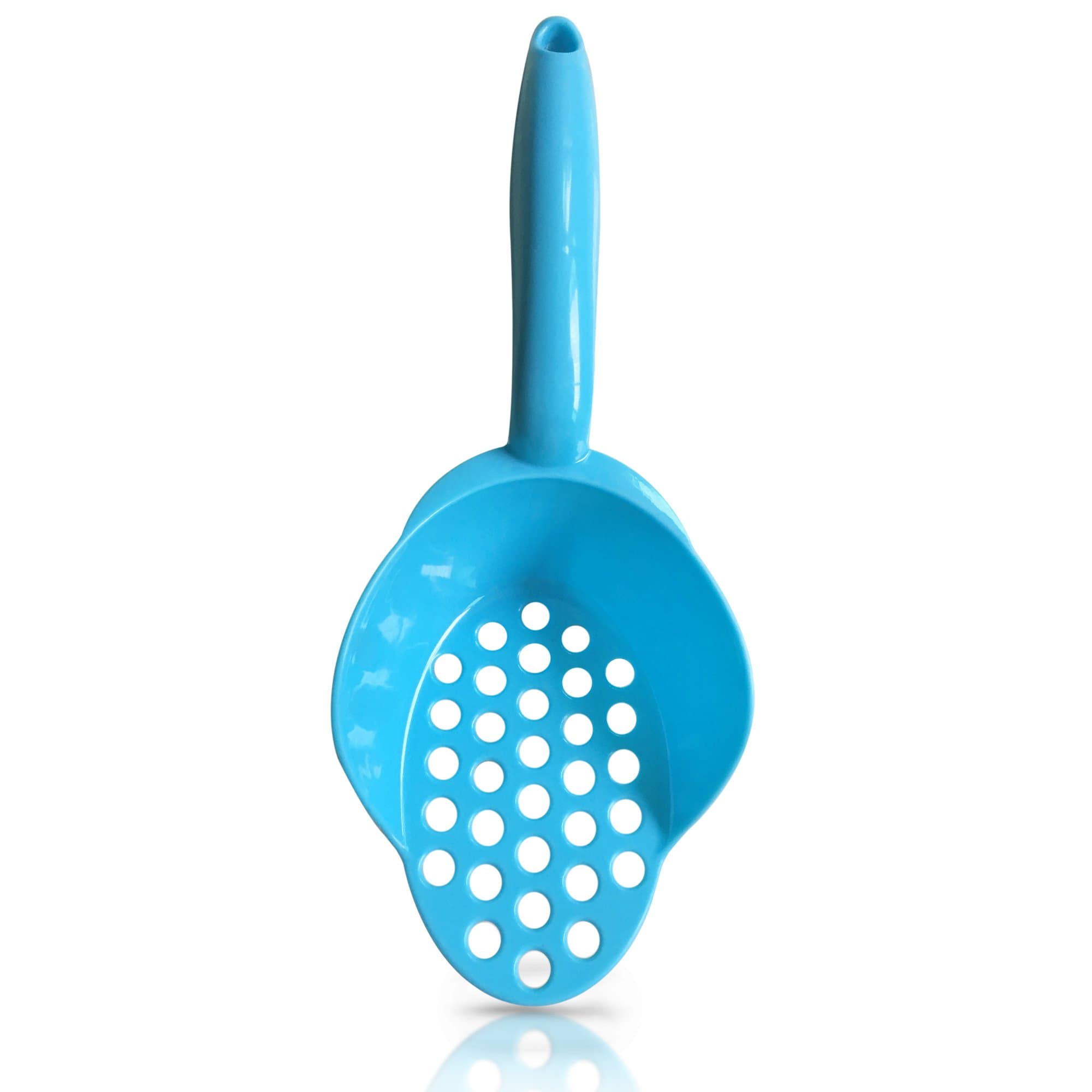 SatisPet Cat Litter Scoop, Large, Blue
