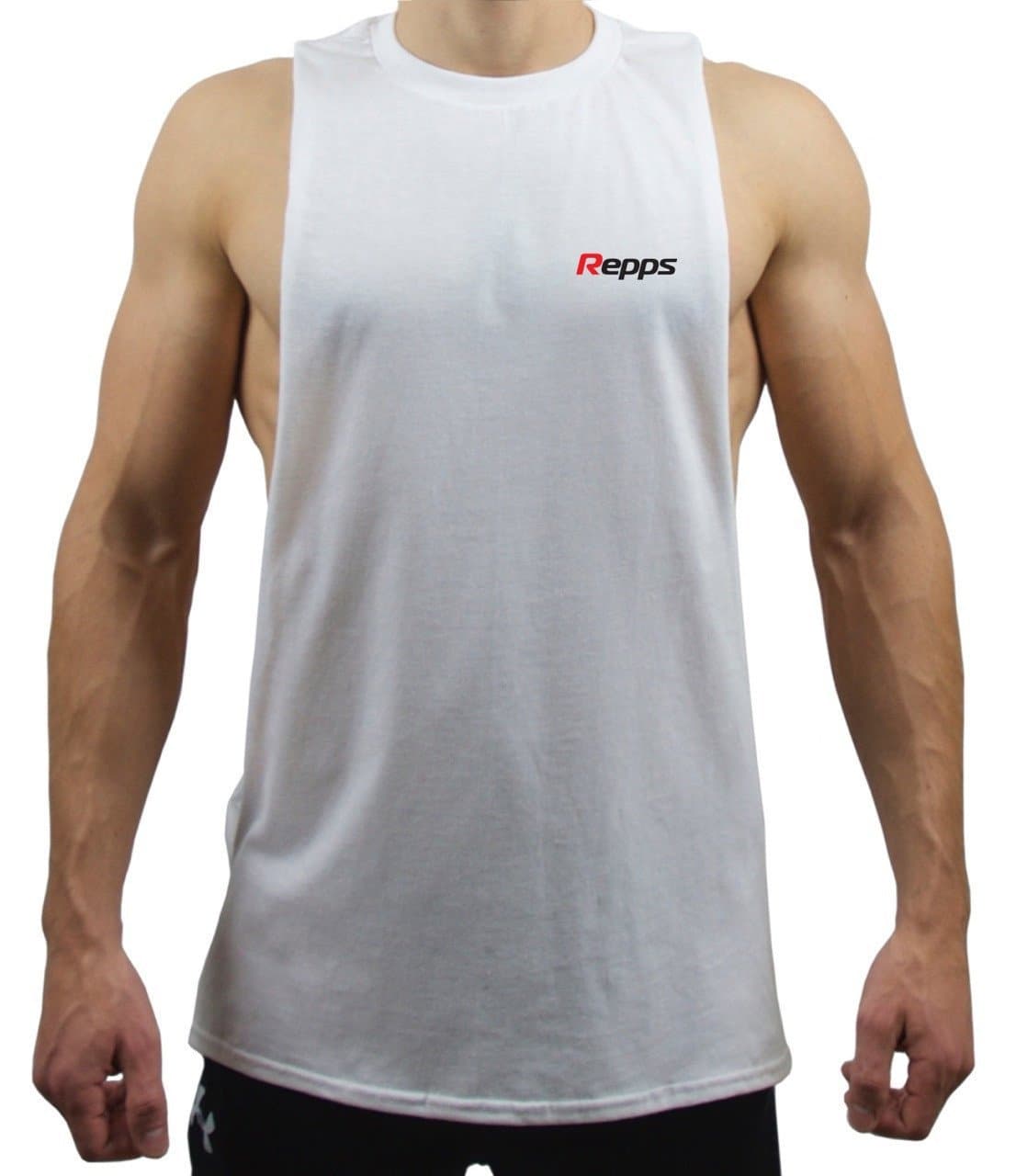 Repps Mens Sideless Cut Off Shirt