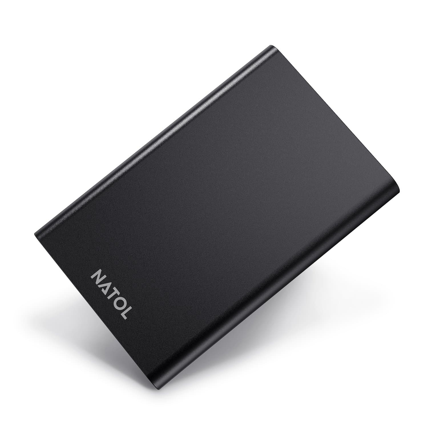 External Hard Drive Enclosure, USB 3.0 Aluminum Hard Disk Drive Case for 9.5mm, 7mm 2.5 Inch SATA HDD and SSD