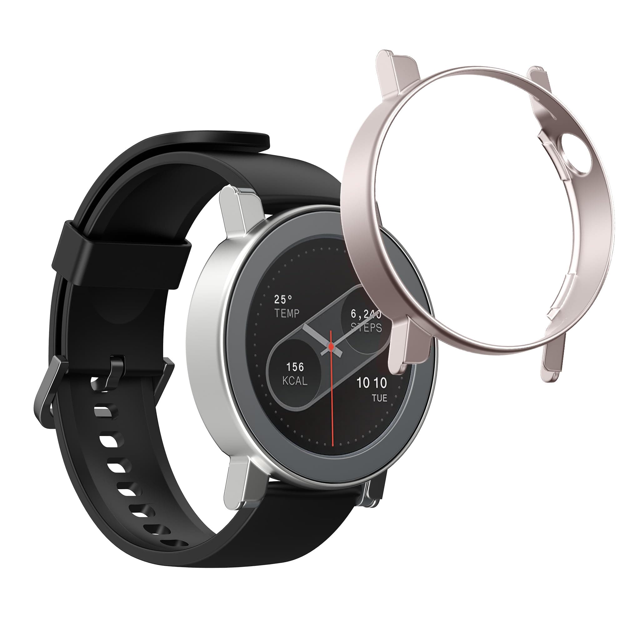 kwmobile 2x Case for CMF by Nothing Watch Pro 2 (D398) - Smart Sport Watch LCD Protective Case - No Tracker