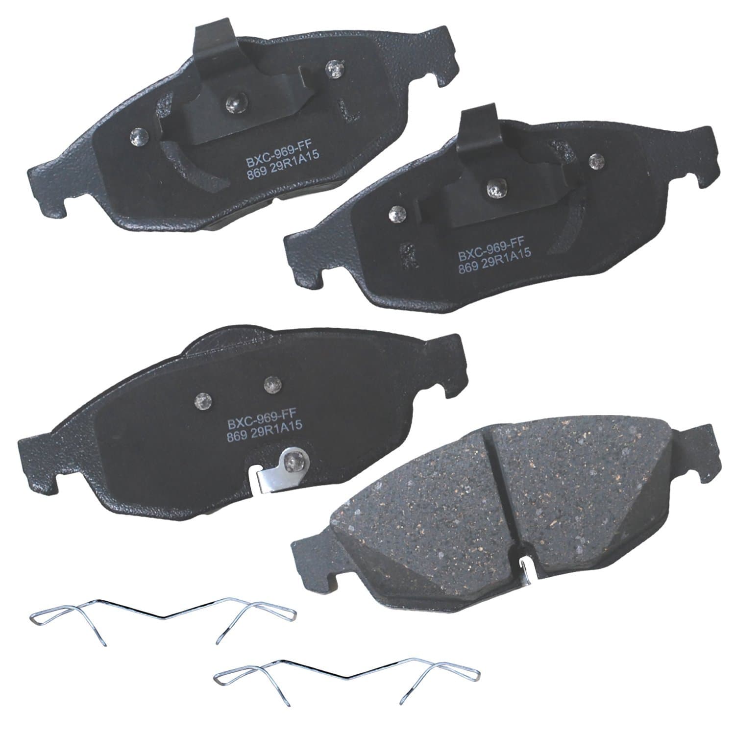 Bendix Premium SBC869 Ceramic Front Brake Pads for Chrysler Cirrus 2006-2001, Sebring 2006-2001, Dodge Stratus 2006-2001