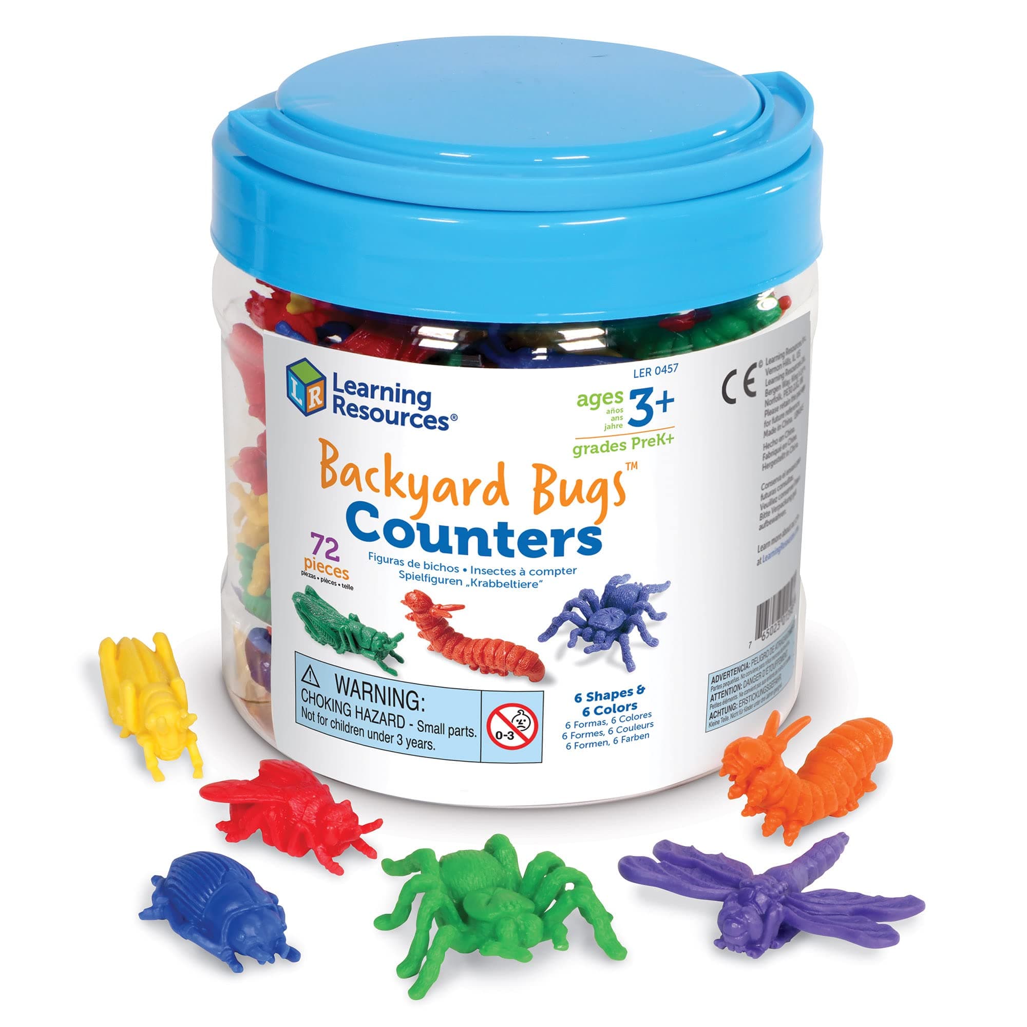 Learning Resources Backyard Bugs (Set of 72)