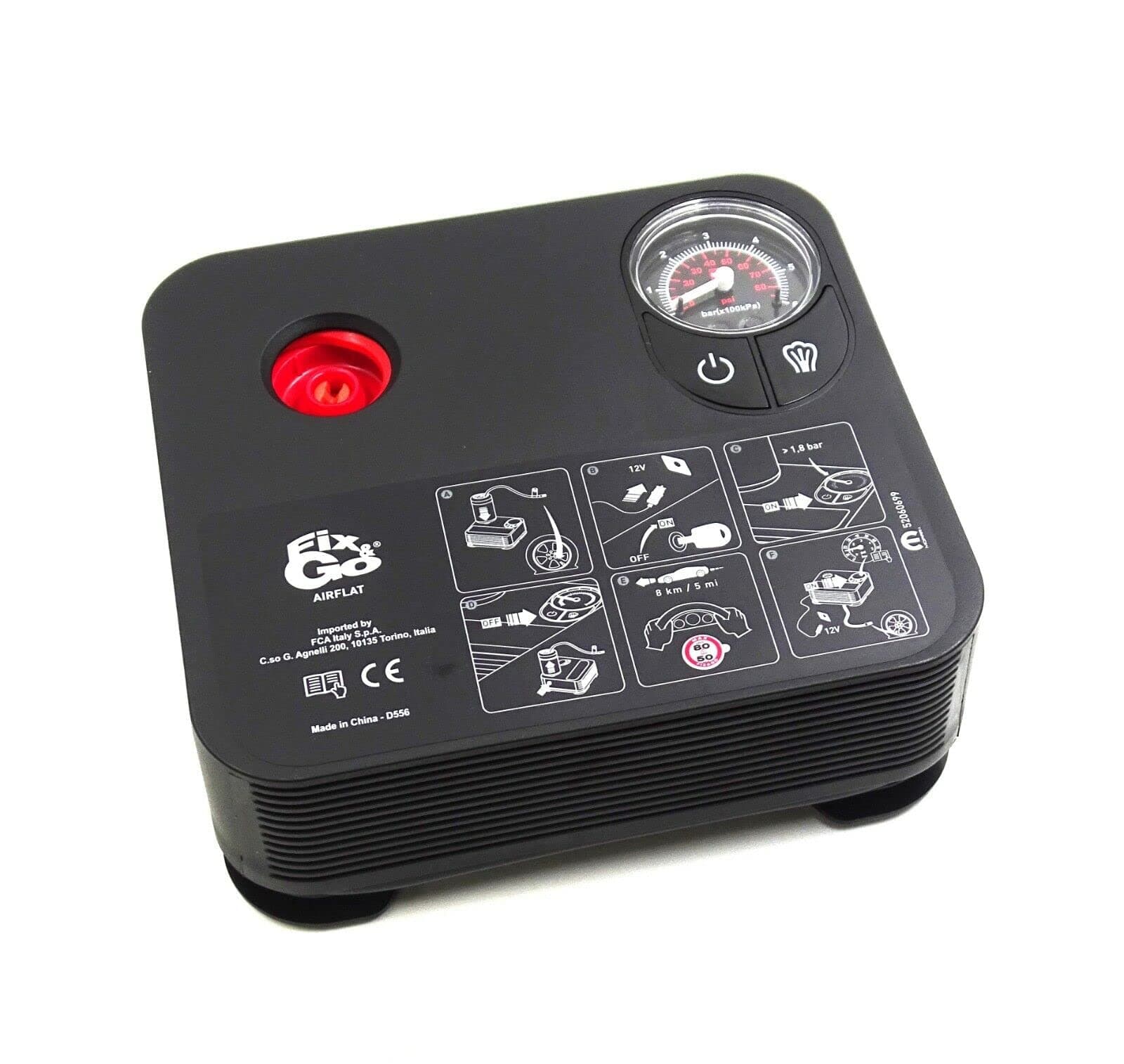 Fit & Go Sox TYRE COMPRESSOR INFLATOR COMPRESSOR PUMP ONLY