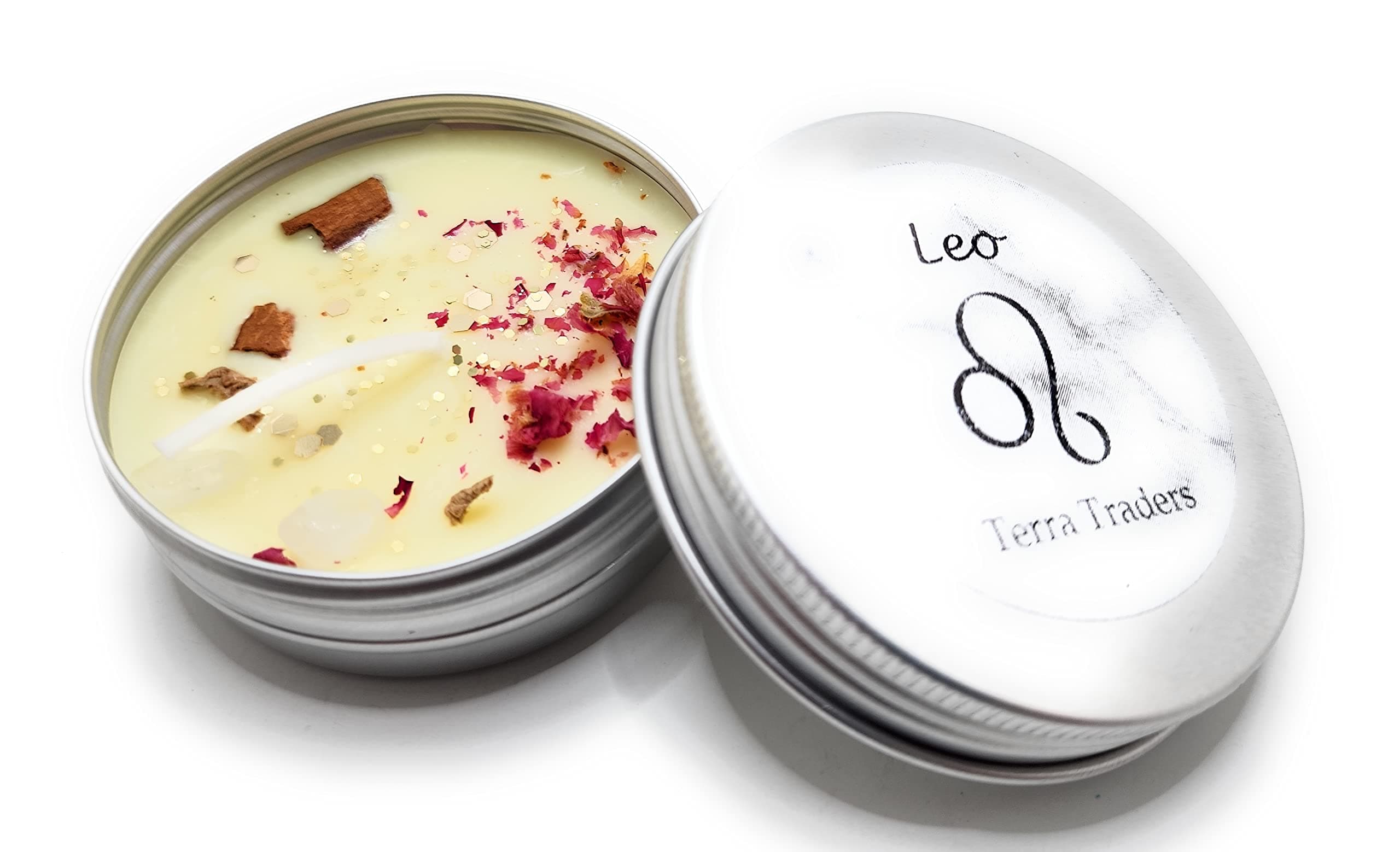 Leo Zodiac Charged Candle